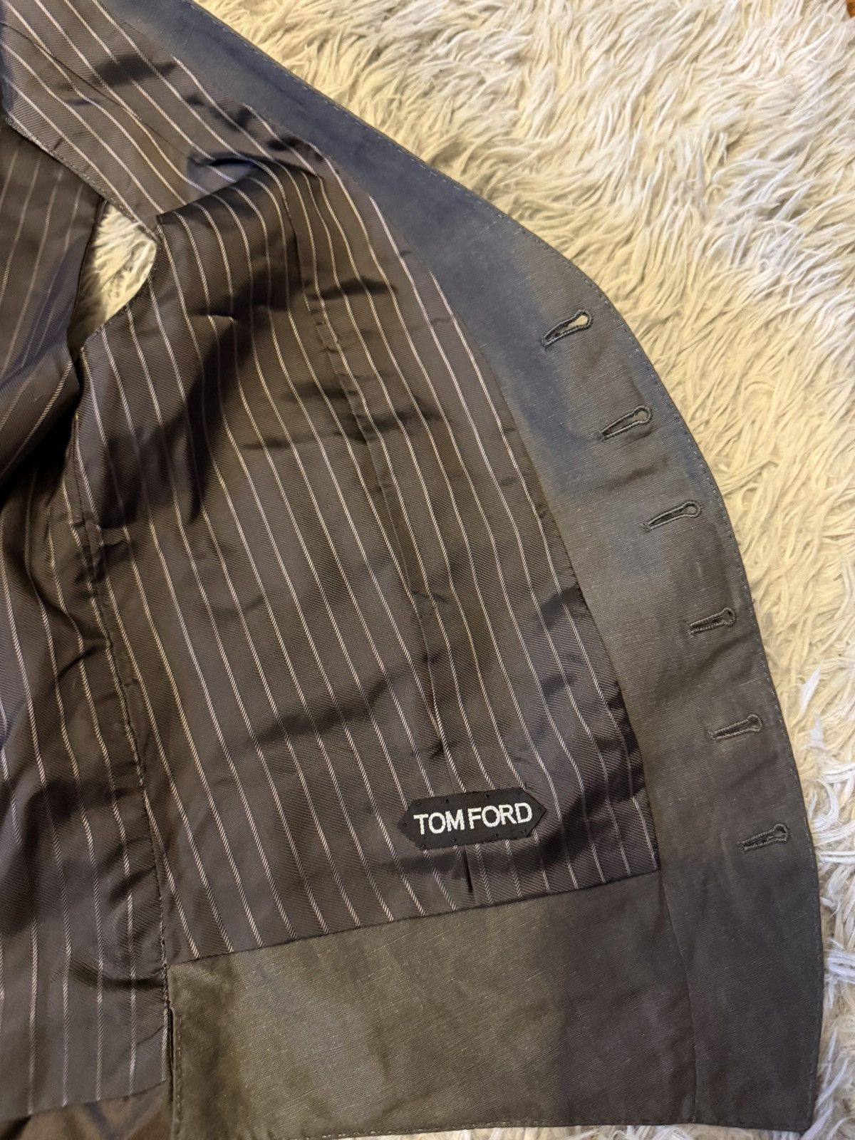 Tom Ford linen 3 piece suit vest Size 48R - 4 Thumbnail