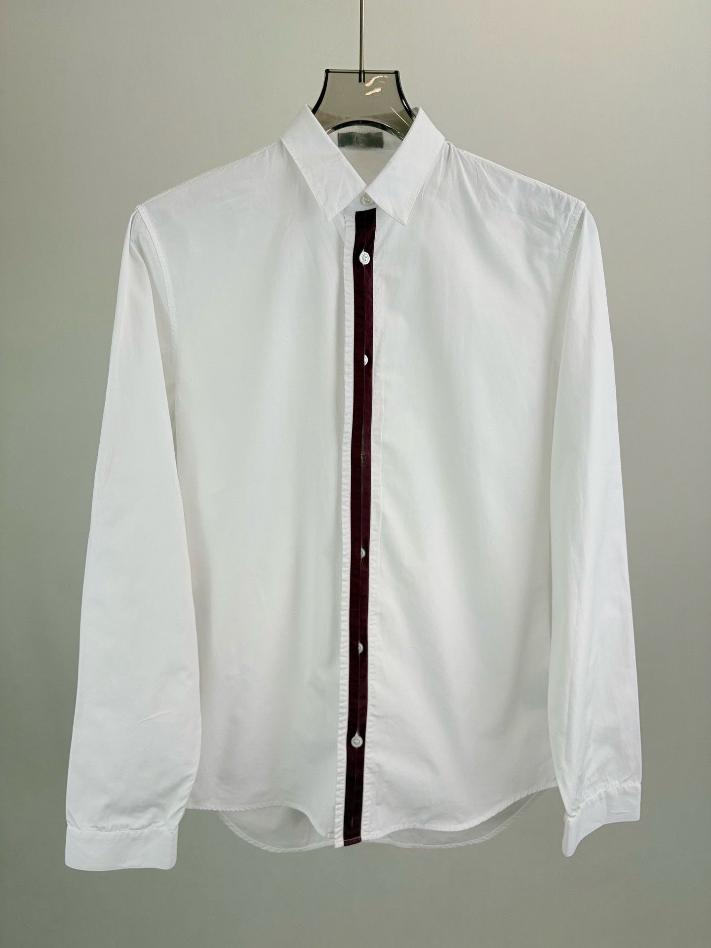 Dior DIOR Runway White Long-Sleeve Shirt Size M / US 6-8 / IT 42-44 - 1 Thumbnail