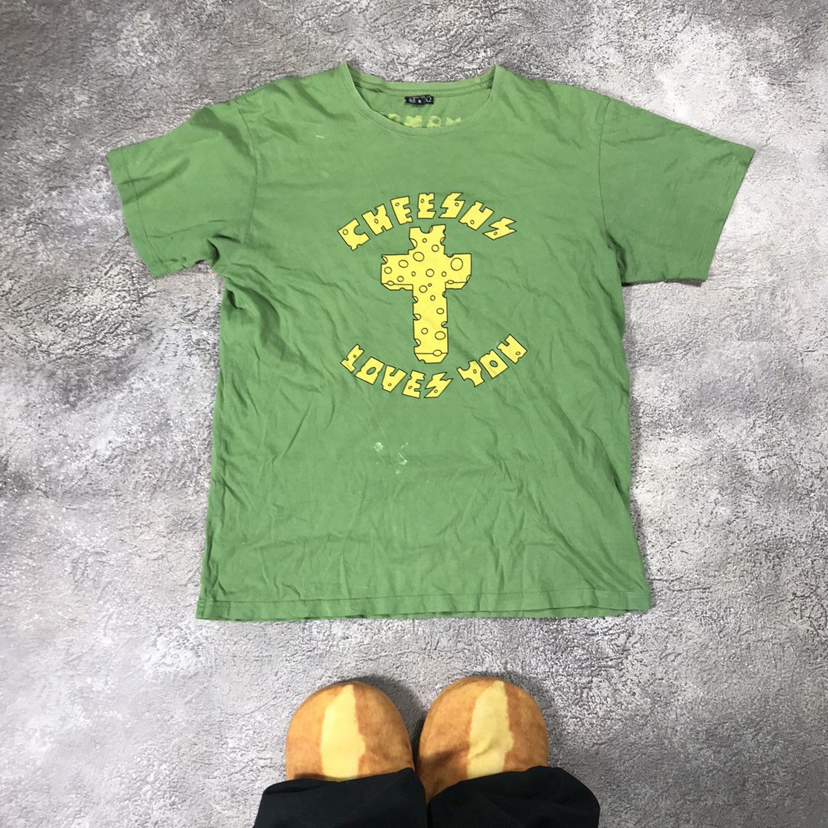 Vintage Vintage Y2K Sun Faded Graphic Tee Religious Slogan Streetwea Size US M / EU 48-50 / 2 - 1 Thumbnail