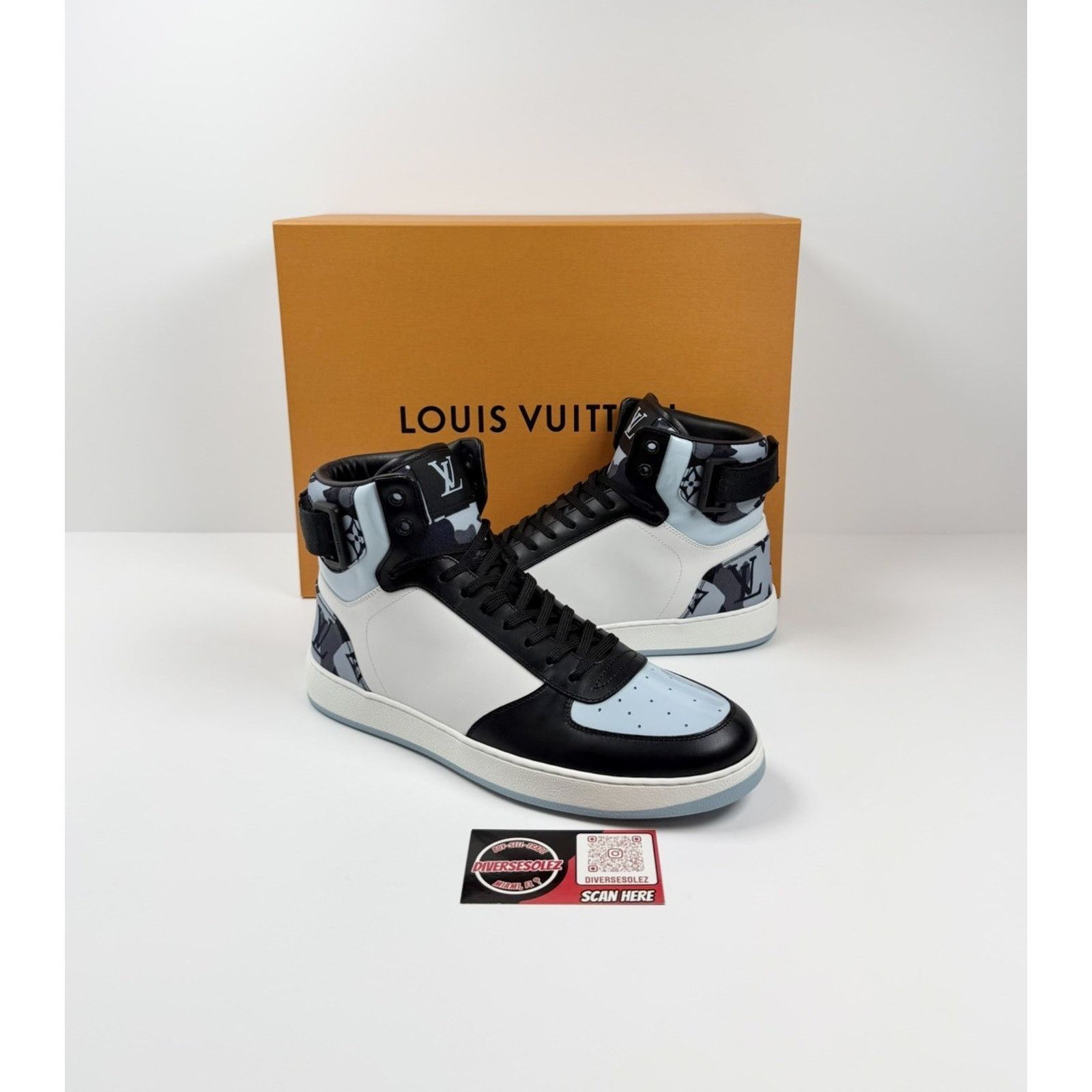 Louis Vuitton Size 7UK/8US - Louis Vuitton Monogram Rivoli High Top NEW! Size US 8 / EU 41 - 1 Thumbnail
