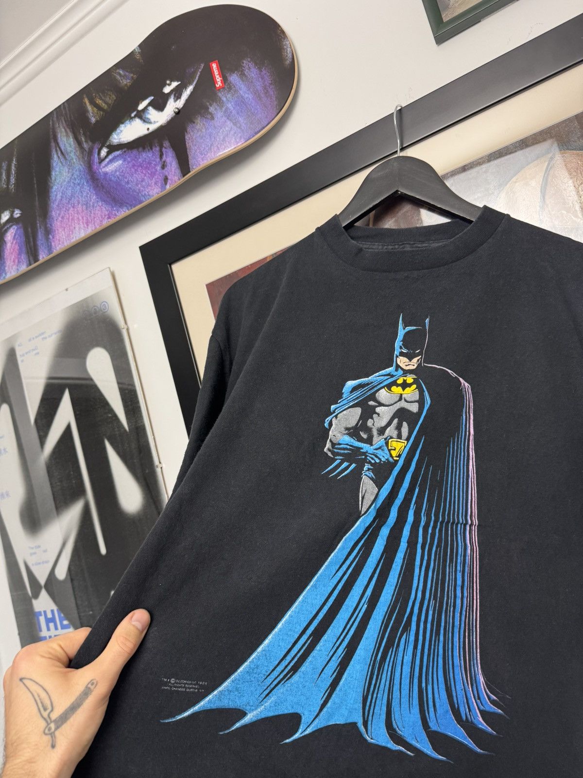 Vintage Vintage 80s 1988 Batman Graphic Tee Movie Comics Superhero Size US L / EU 52-54 / 3 - 2 Thumbnail