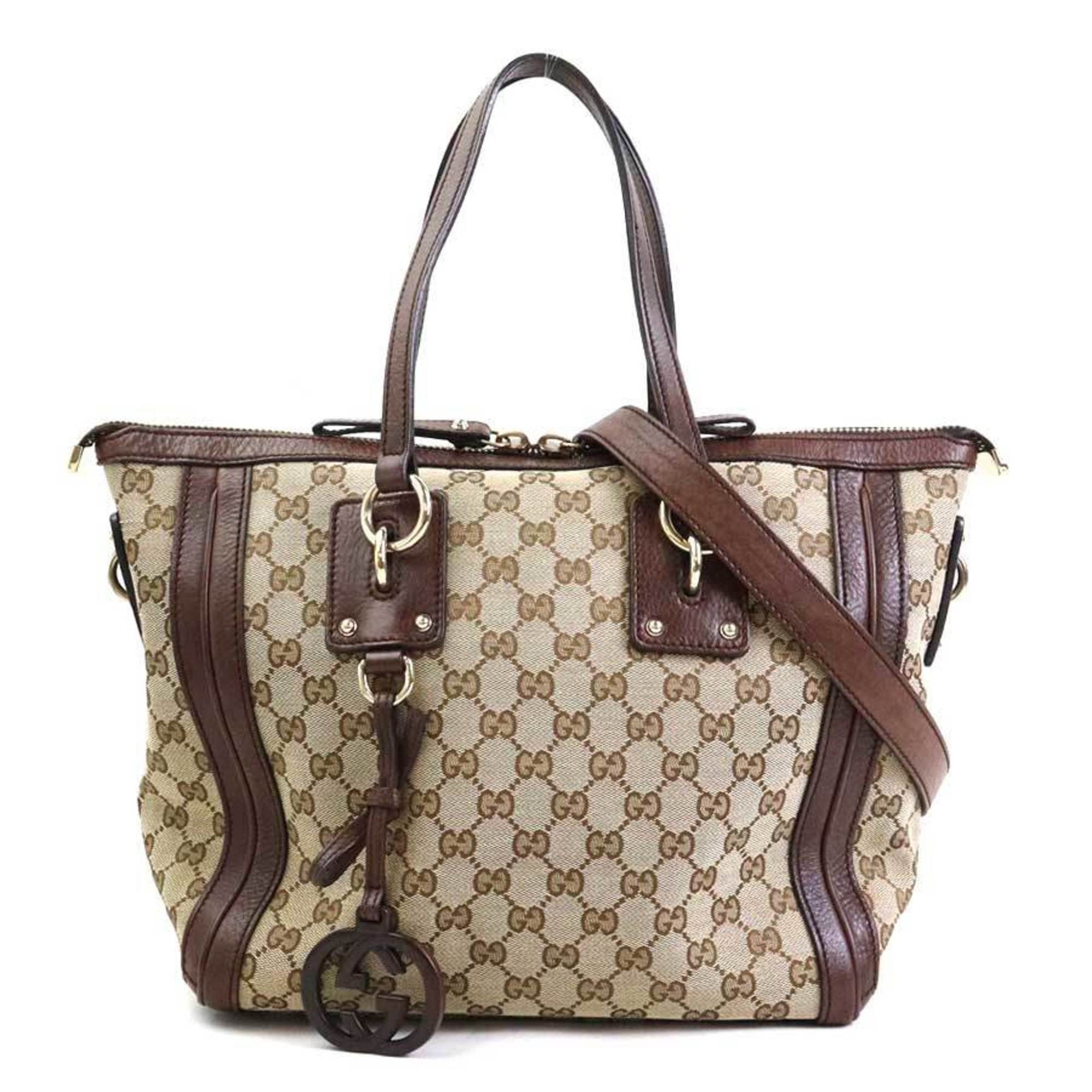 Gucci GUCCI handbag shoulder bag GG canvas brown ladies 247281 h31120a Size ONE SIZE - 1 Thumbnail