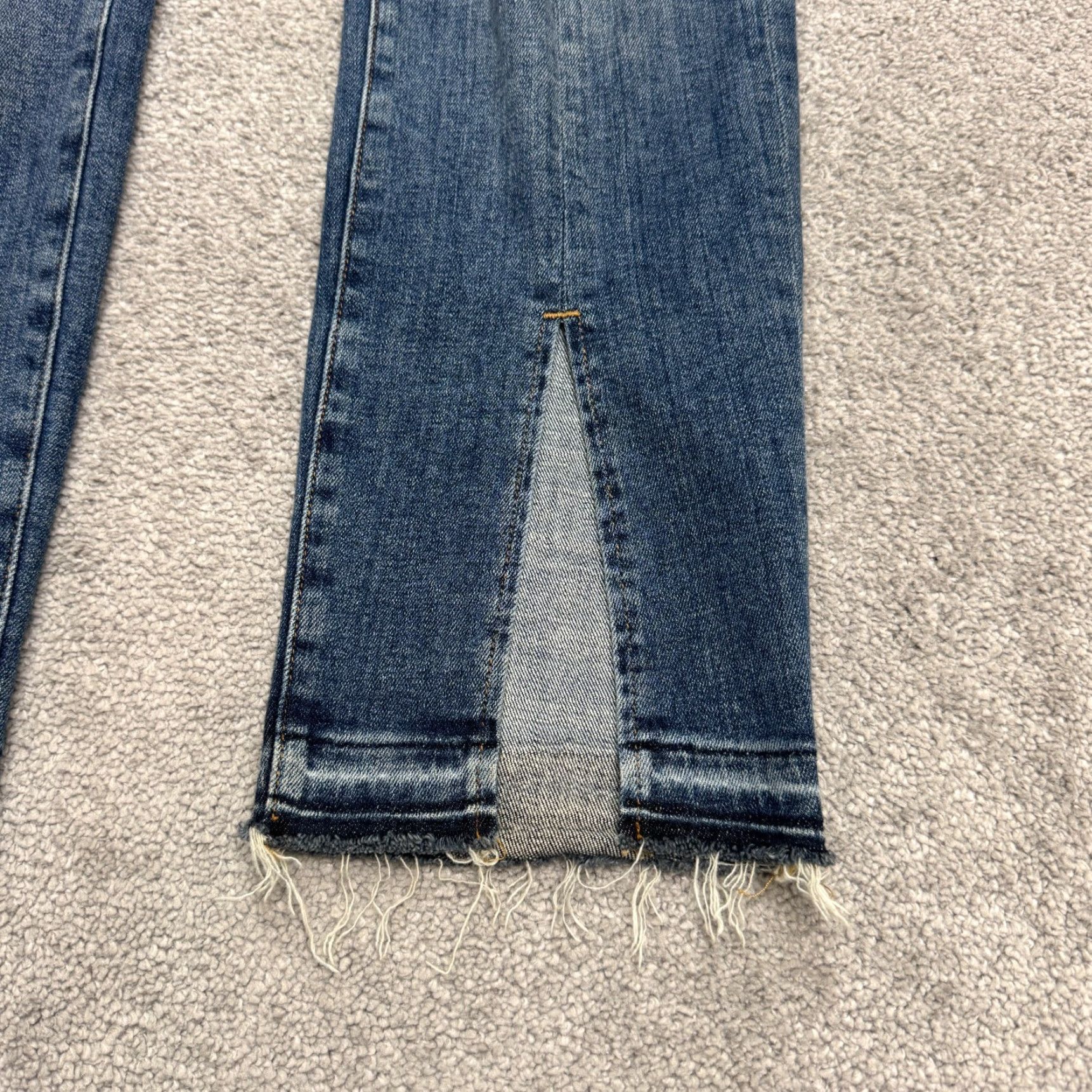 Frame FRAME Jeans Womens 28 Dark Blue Frame Le Nouveau Straight Leg Denim 5-Pocket City Grunge Streetwear Vintage No Size 28" / US 6 / IT 42 - 5 Thumbnail