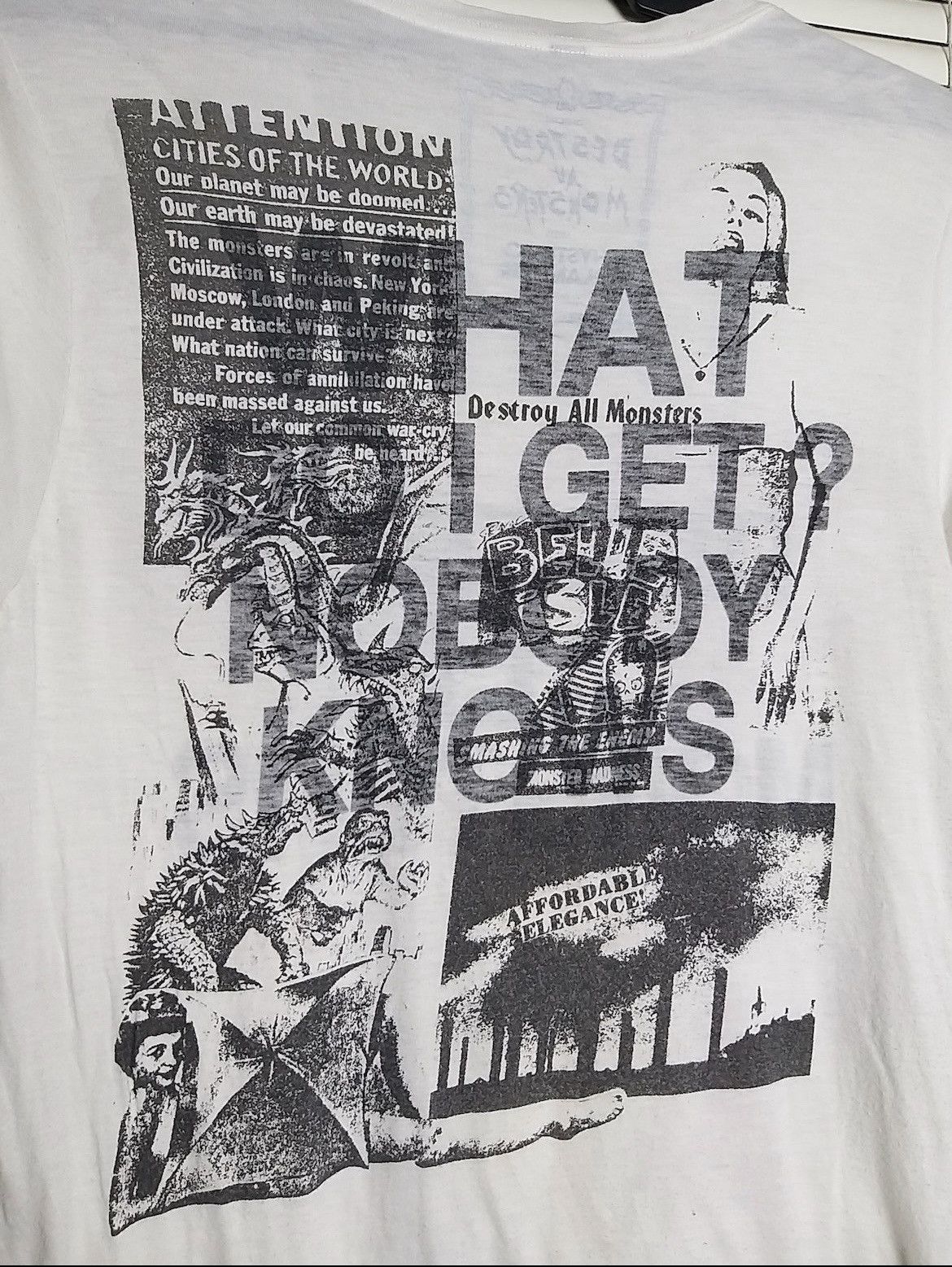 Hysteric Glamour ARCHIVE HYSTERIC GLAMOUR MEET DESTROY ALL MONSTERS T SHIRT Size US S / EU 44-46 / 1 - 6 Thumbnail