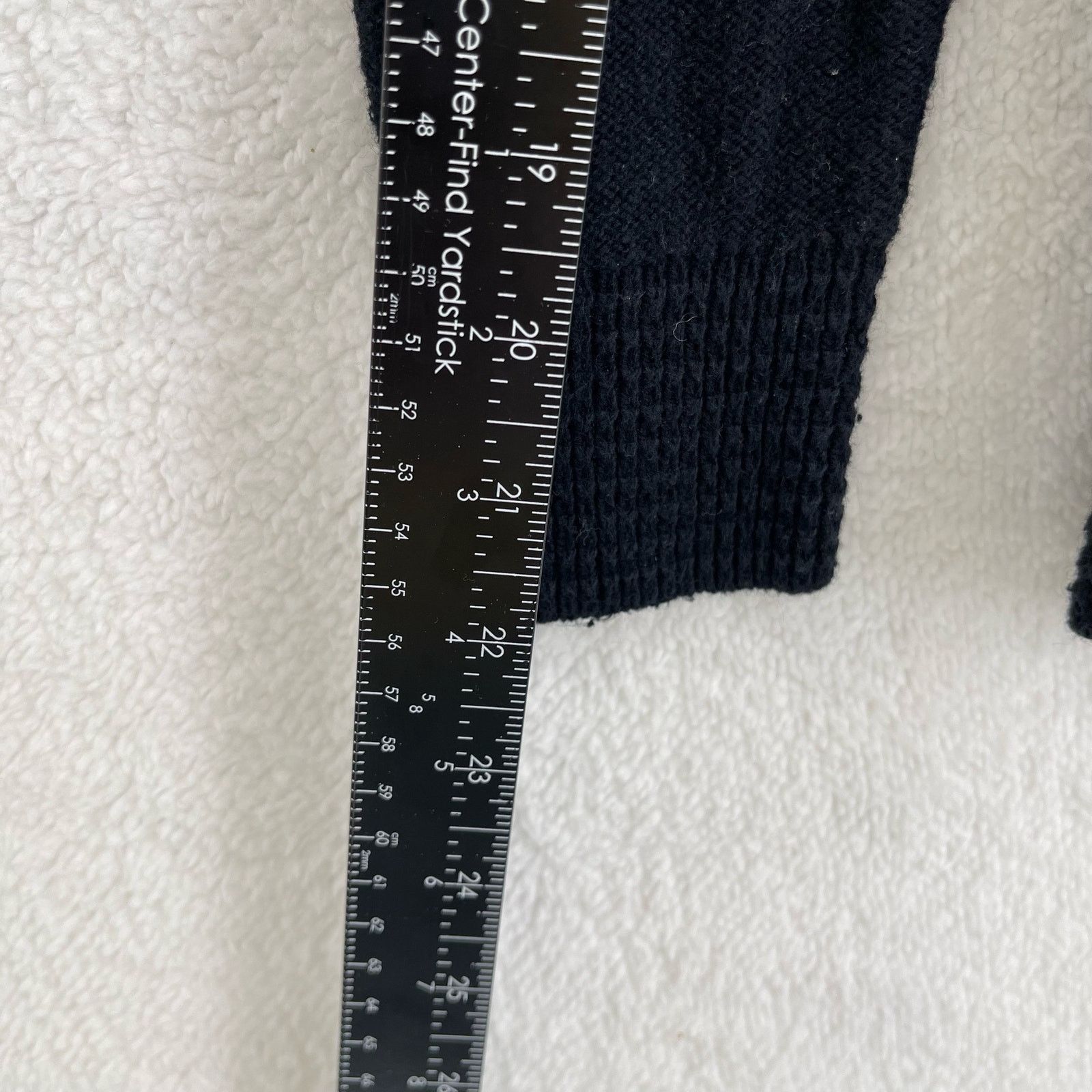 Madewell Madewell Black Back Zip Crewneck Sweater Women's XS Size XS / US 0-2 / IT 36-38 - 3 Thumbnail
