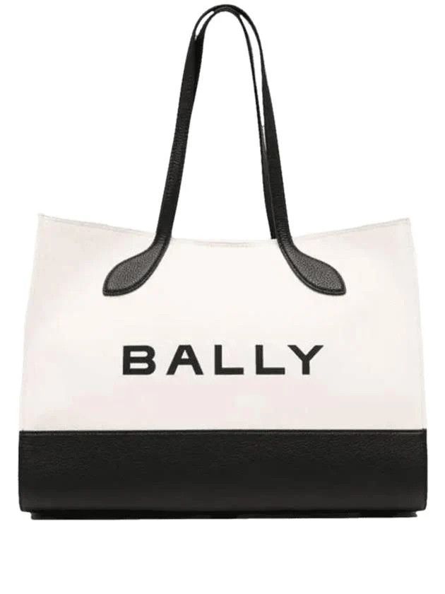 Bally o1s22i1n0225 Size: OS / Keep on Tote Bag in Natrual/Black Size ONE SIZE - 1 Thumbnail