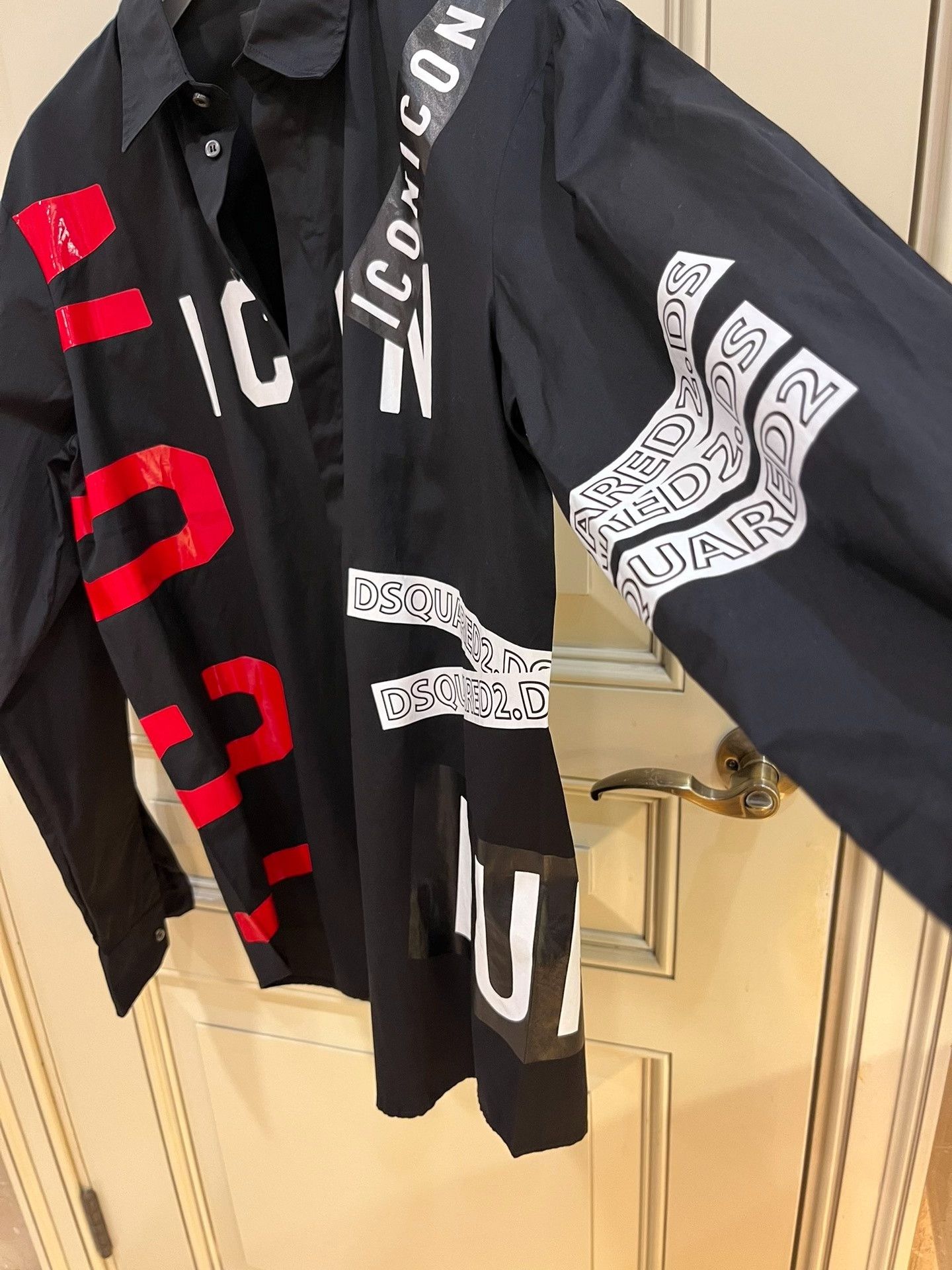 Dsquared2 Dsquared2 Classic Slogan Black Shirt Size US S / EU 44-46 / 1 - 4 Thumbnail
