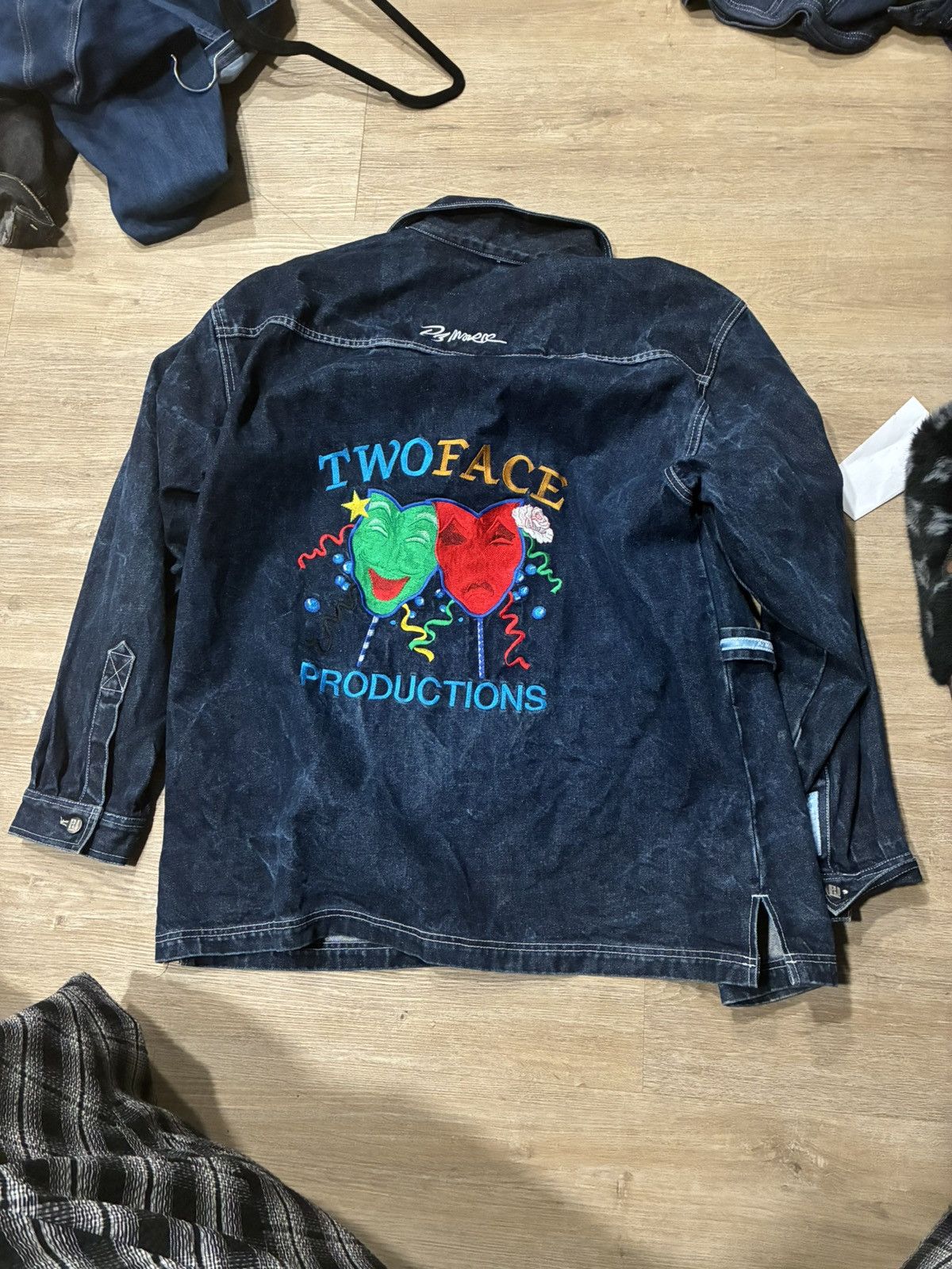 Other Denim Jacket With Colorful Graphic Print Size XL Size US XL / EU 56 / 4 - 3 Thumbnail