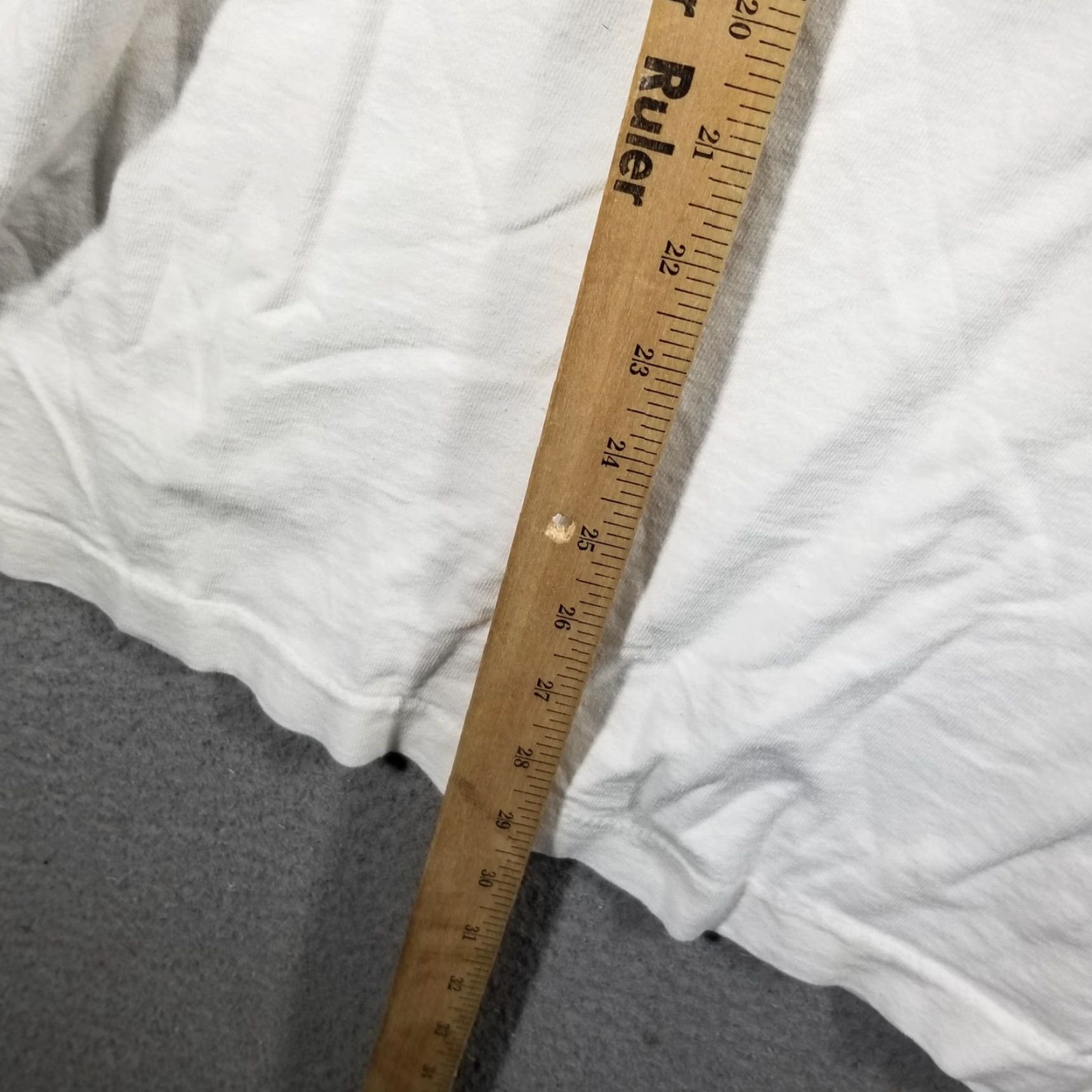 Fruit Of The Loom VINTAGE Music T-Shirt Men XL White 90s Rock & Roll Heroes of Detroit Wooly Bullys Graphic Tee Size US XL / EU 56 / 4 - 5 Thumbnail