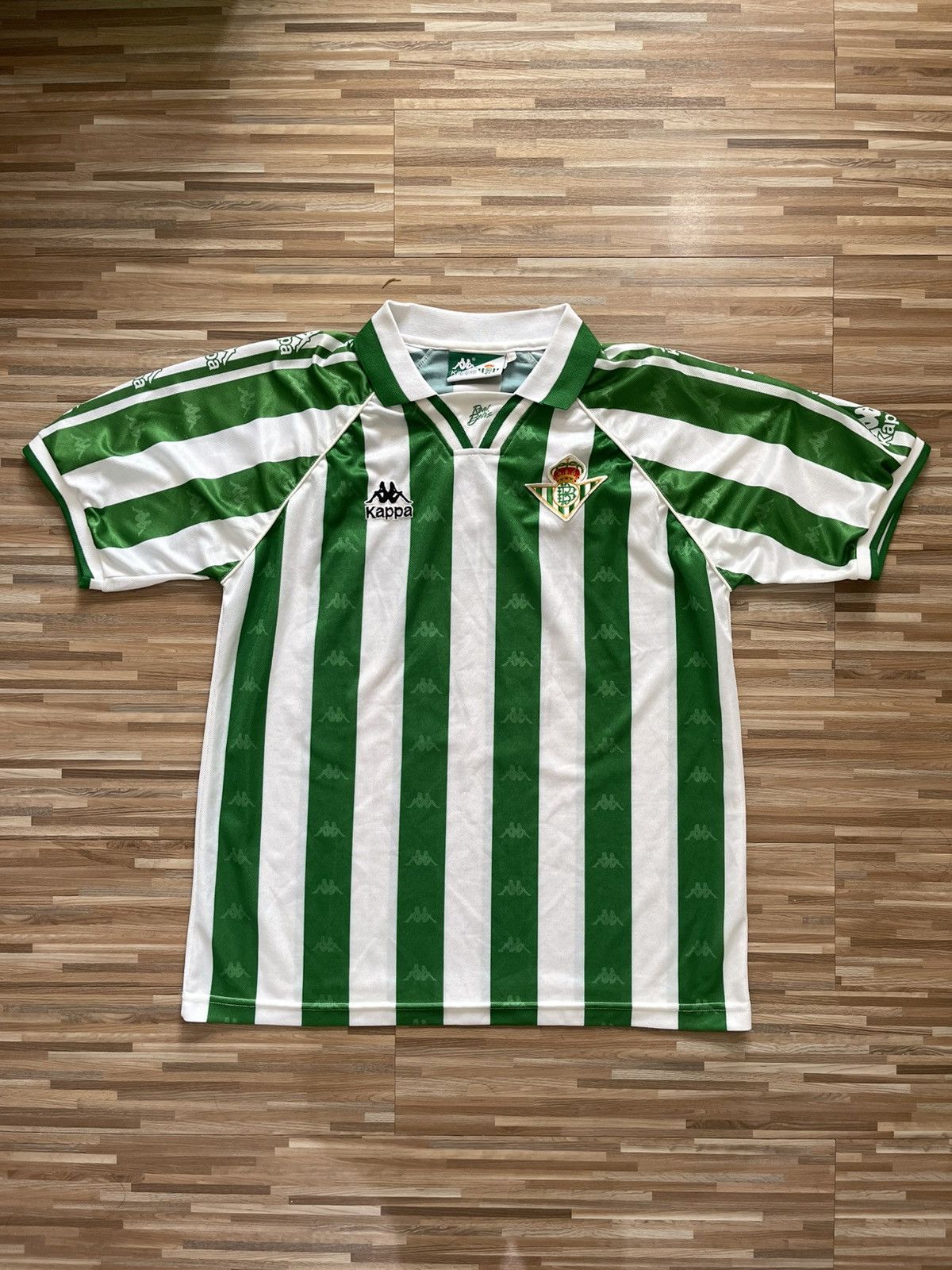 Kappa Jersey Real Betis 1995 Home Shirt Kappa “Jarni 17” Size US M / EU 48-50 / 2 - 1 Thumbnail