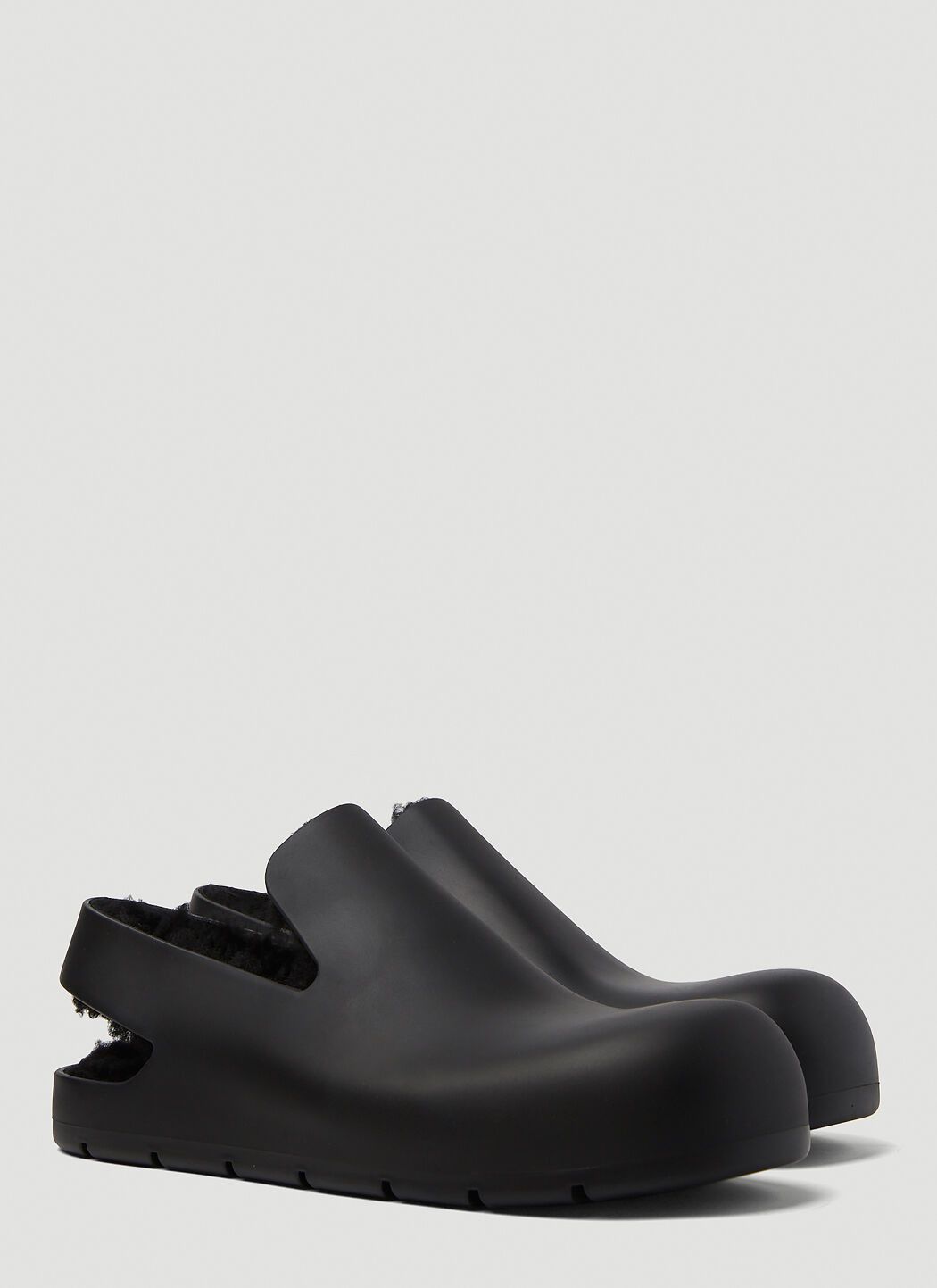 Bottega Veneta o1n1vont0824 Puddle Shearling in Black Size US 11 / IT 41 - 2 Thumbnail