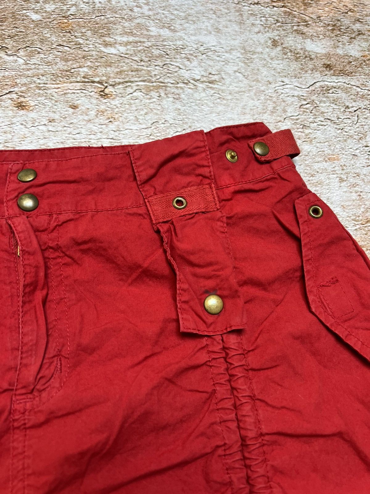 Japanese Brand × Vintage Vintage Japanese cargo mini skirt Size 28" / US 6 / IT 42 - 5 Thumbnail