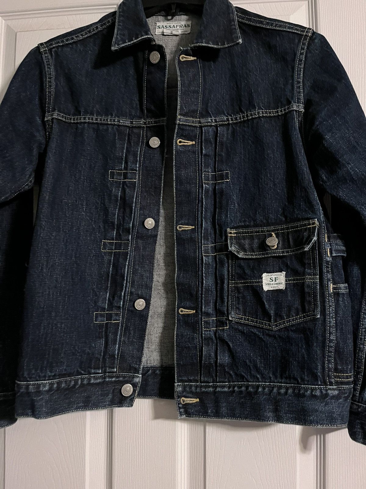 Sassafras Selvedge Type 1 Gardener Jacket | Grailed 