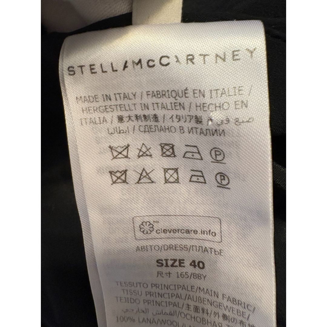 Stella McCartney Stella McCartney Grey Wool Long A-Line Dress – Square Neck Size S / US 4 / IT 40 - 9 Thumbnail