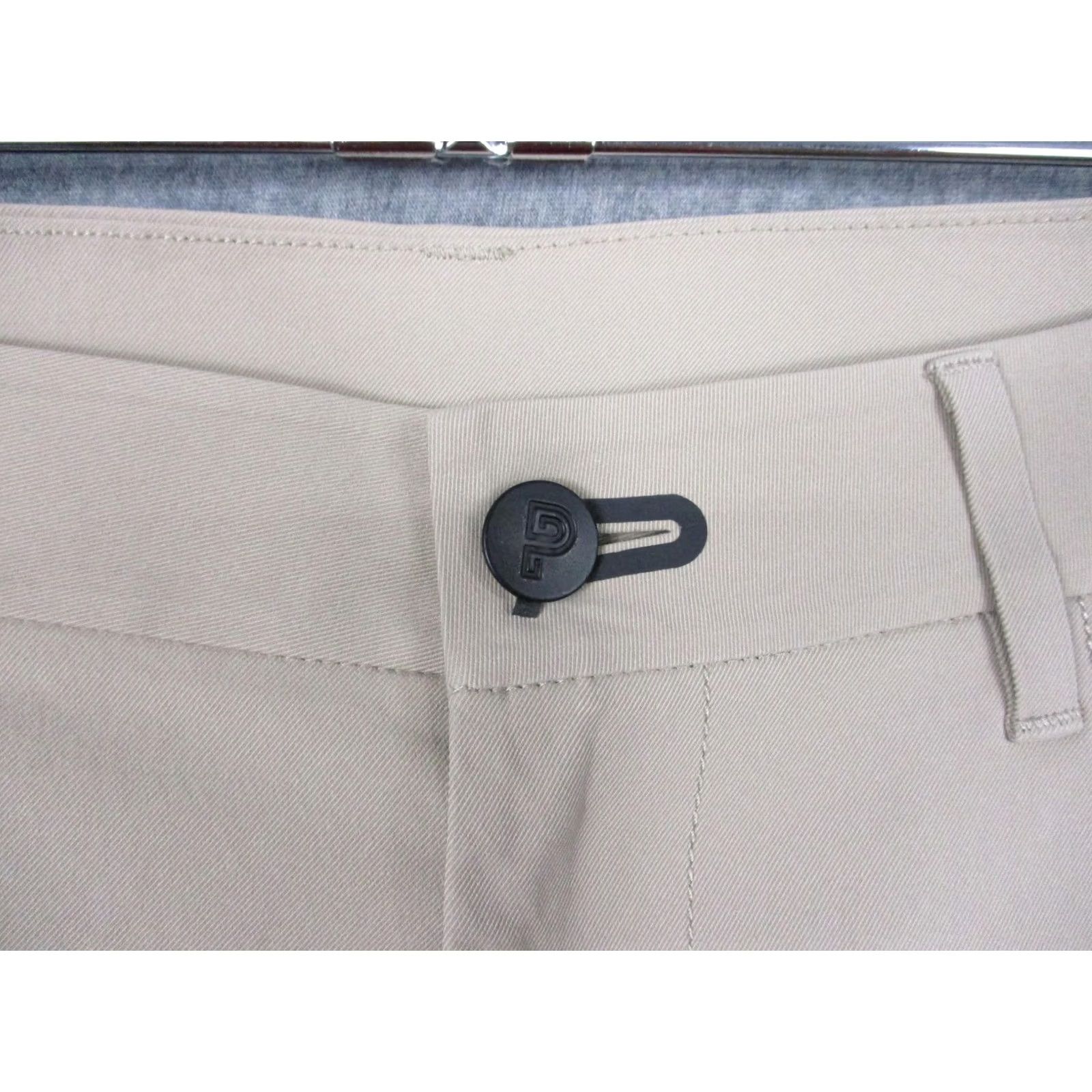 Vintage Public Rec Pants Mens 33x30 Beige Slim Tapered 5-Pocket Khaki Chino Slim Fit Casual Tapered Leg Mens Size US 33 - 2 Thumbnail