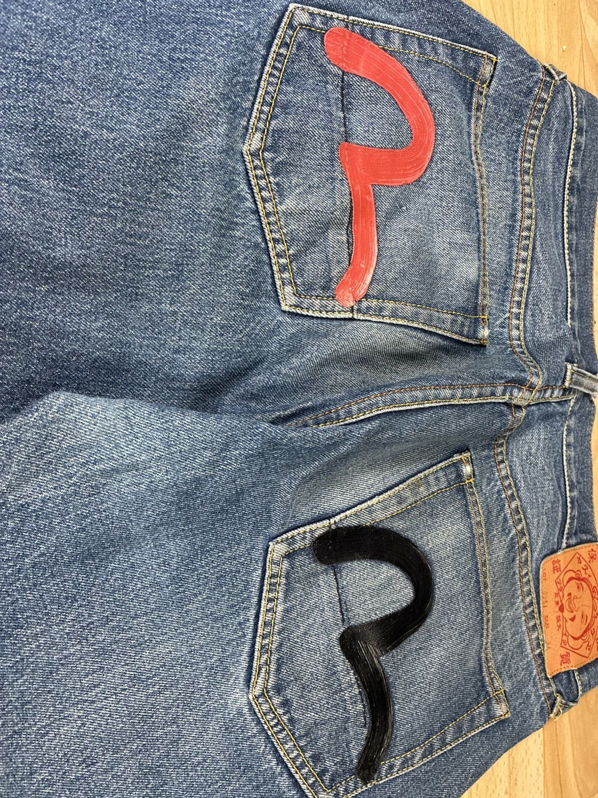 Evisu Mens Vintage Evisu Japan Style Jeans Pants Selvedge Size M Size US 32 / EU 48 - 6 Thumbnail