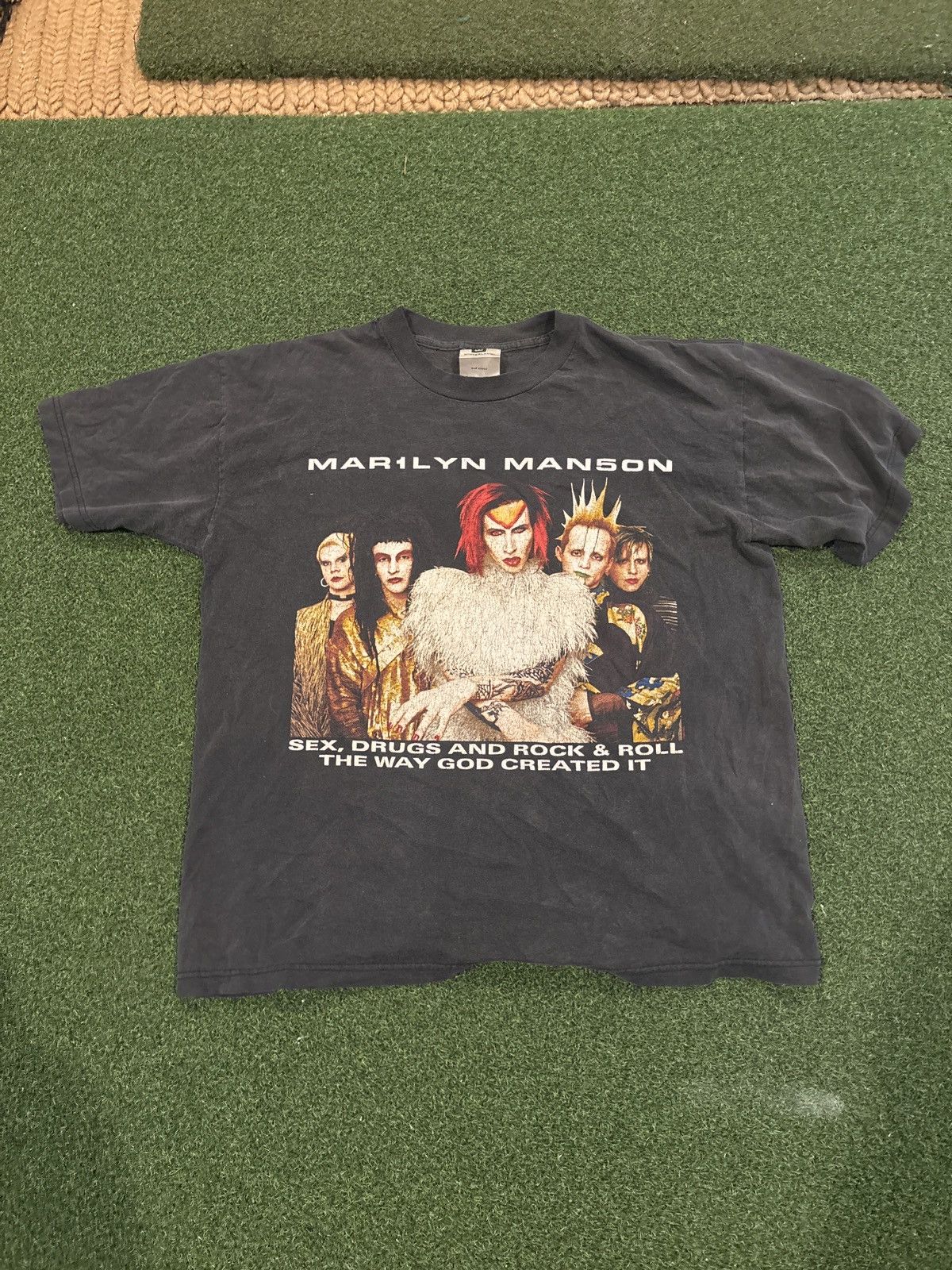 Band Tees × Vintage 1999 Marilyn Manson Size US L / EU 52-54 / 3 - 1 Thumbnail