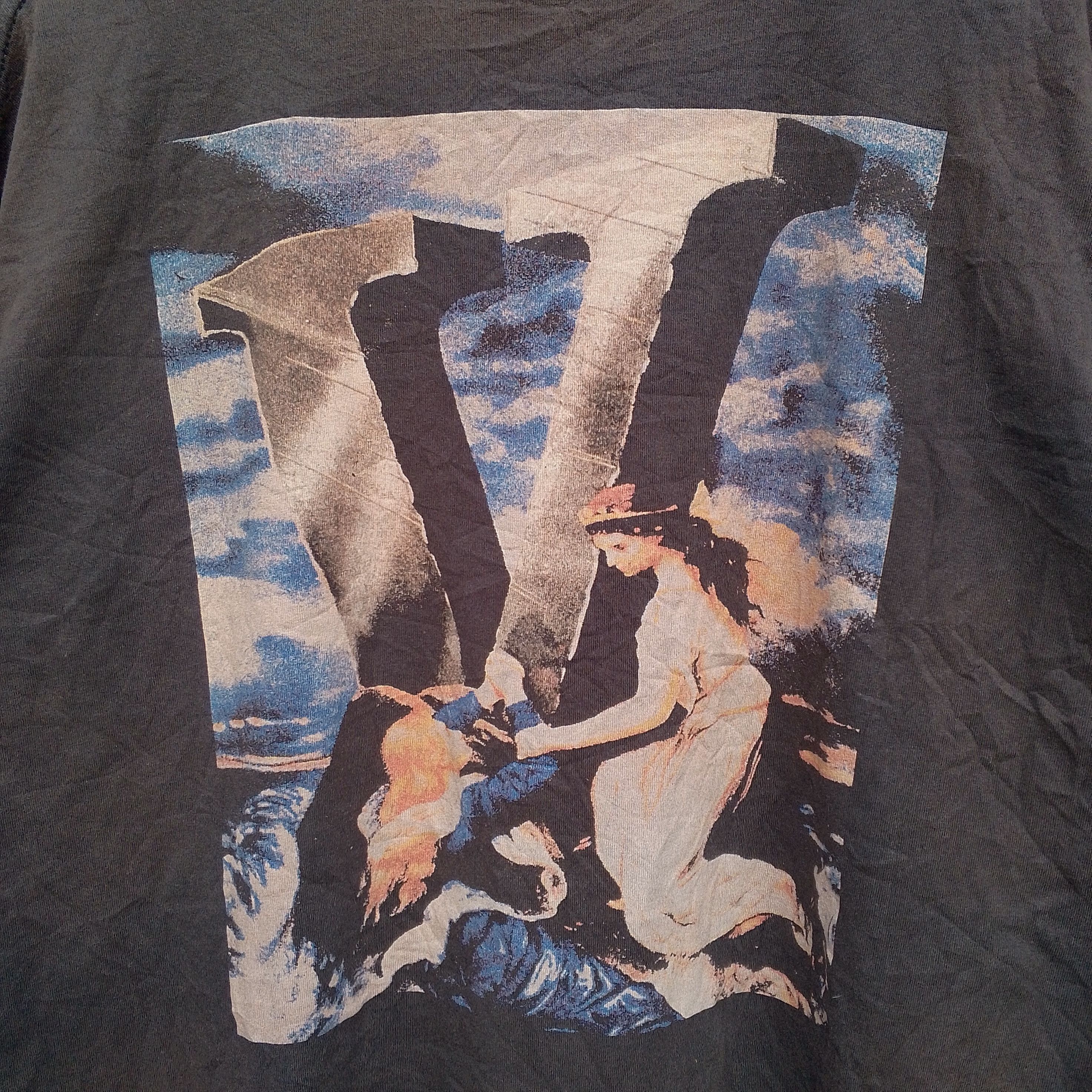 Saint Michael Saint Michael x Vlone Distressed Long Sleeve Tee Size US XL / EU 56 / 4 - 4 Thumbnail