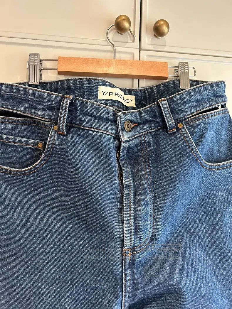 Y/Project Y/PROJECT Size 32 Waist openwork jeans Size US 32 / EU 48 - 2 Thumbnail