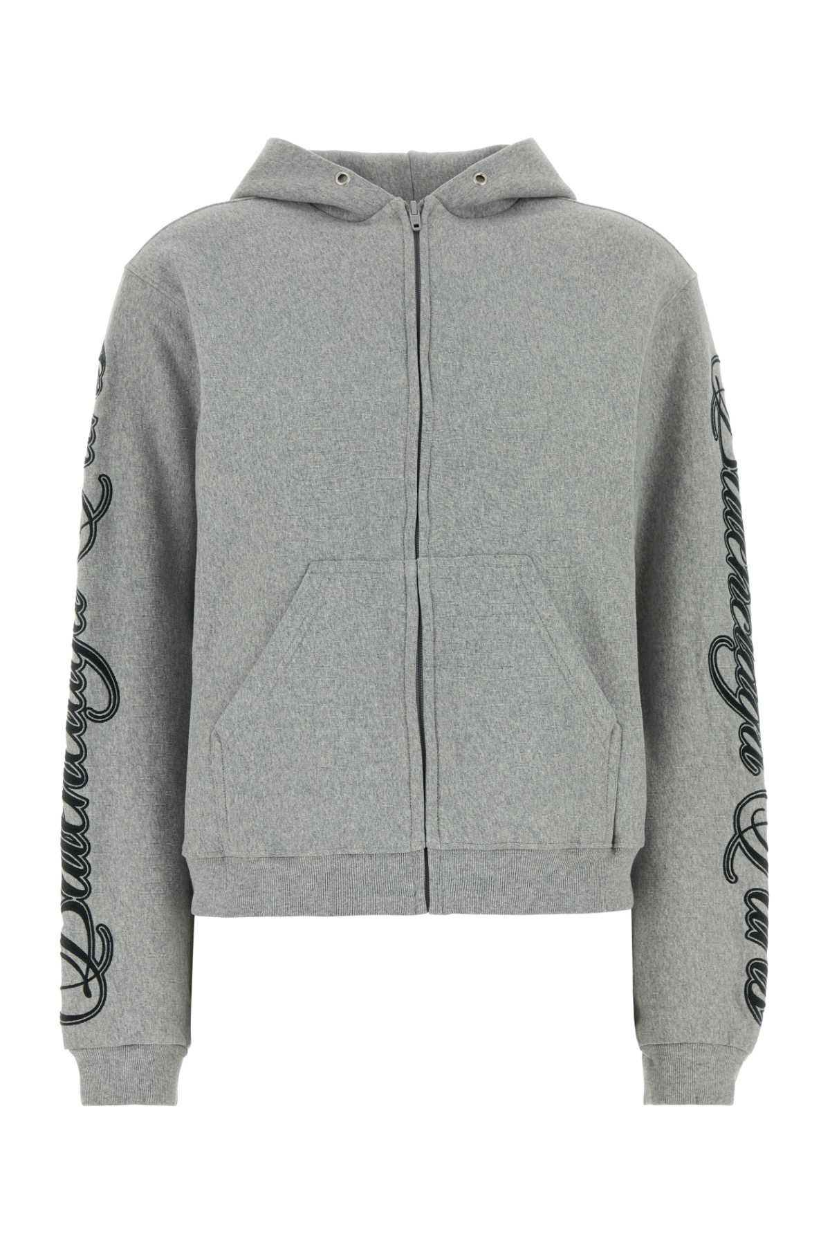 Balenciaga Grey Cotton Sweatshirt Size XS / US 0-2 / IT 36-38 - 1 Thumbnail