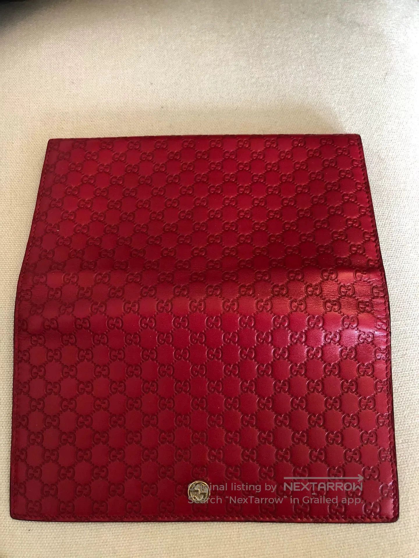 Gucci Gucci Double G Gold Buckle Leather Long Wallet. Size ONE SIZE - 3 Thumbnail