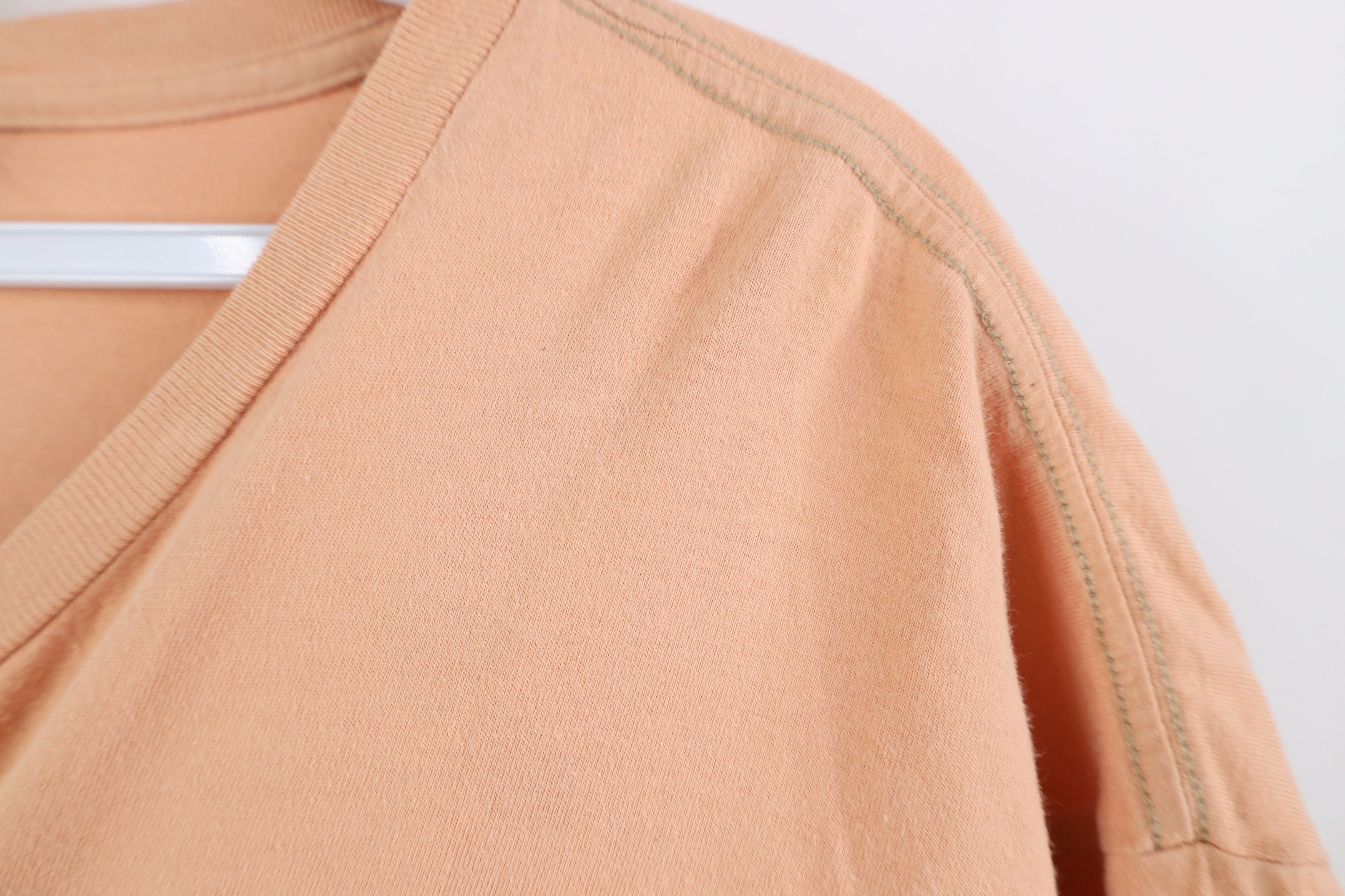 Ralph Lauren Vintage 90s Ralph Lauren Short Sleeve T-Shirt Cotton Peach Size US XL / EU 56 / 4 - 5 Thumbnail