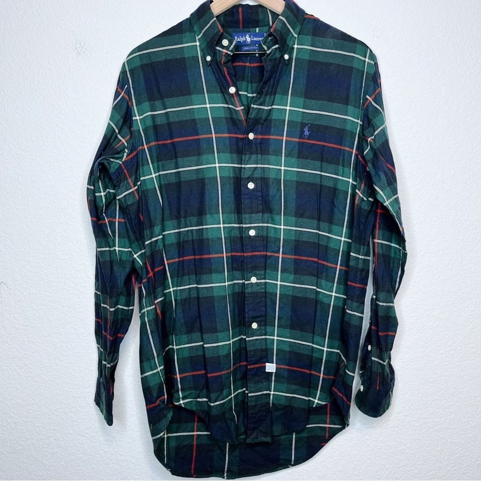 Ralph Lauren Ralph Lauren Button Down M SilverTab Plaid classic tartan Size US M / EU 48-50 / 2 - 1 Thumbnail