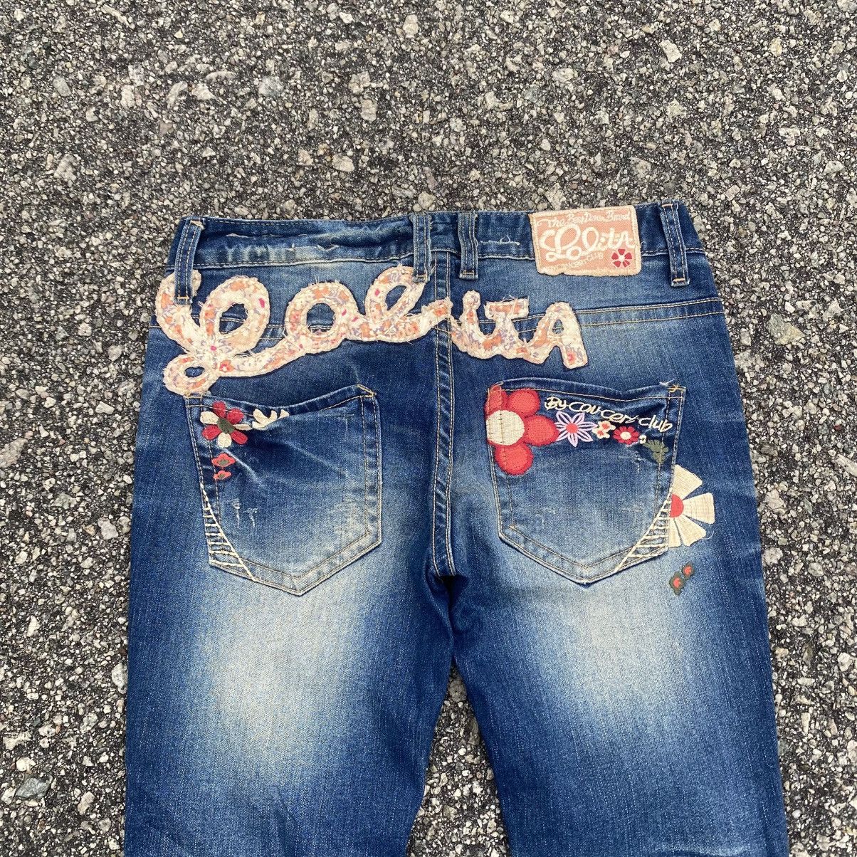If Six Was Nine Rare Lolita by Concert Club Spell Out Backhit Flare Size 30" / US 8 / IT 44 - 3 Thumbnail
