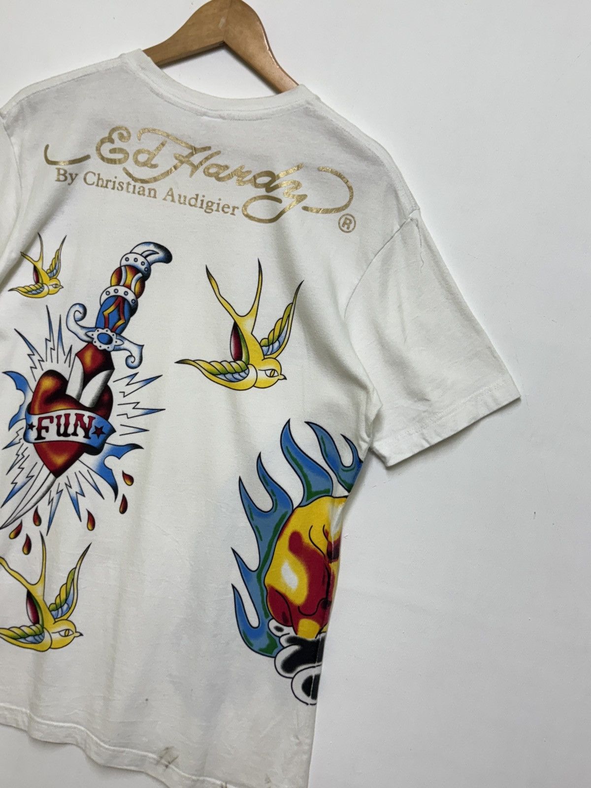 Ed Hardy Rare Ed Hardy Christian Audigier Skull & Sexy Girl Graphic Size US M / EU 48-50 / 2 - 11 Thumbnail