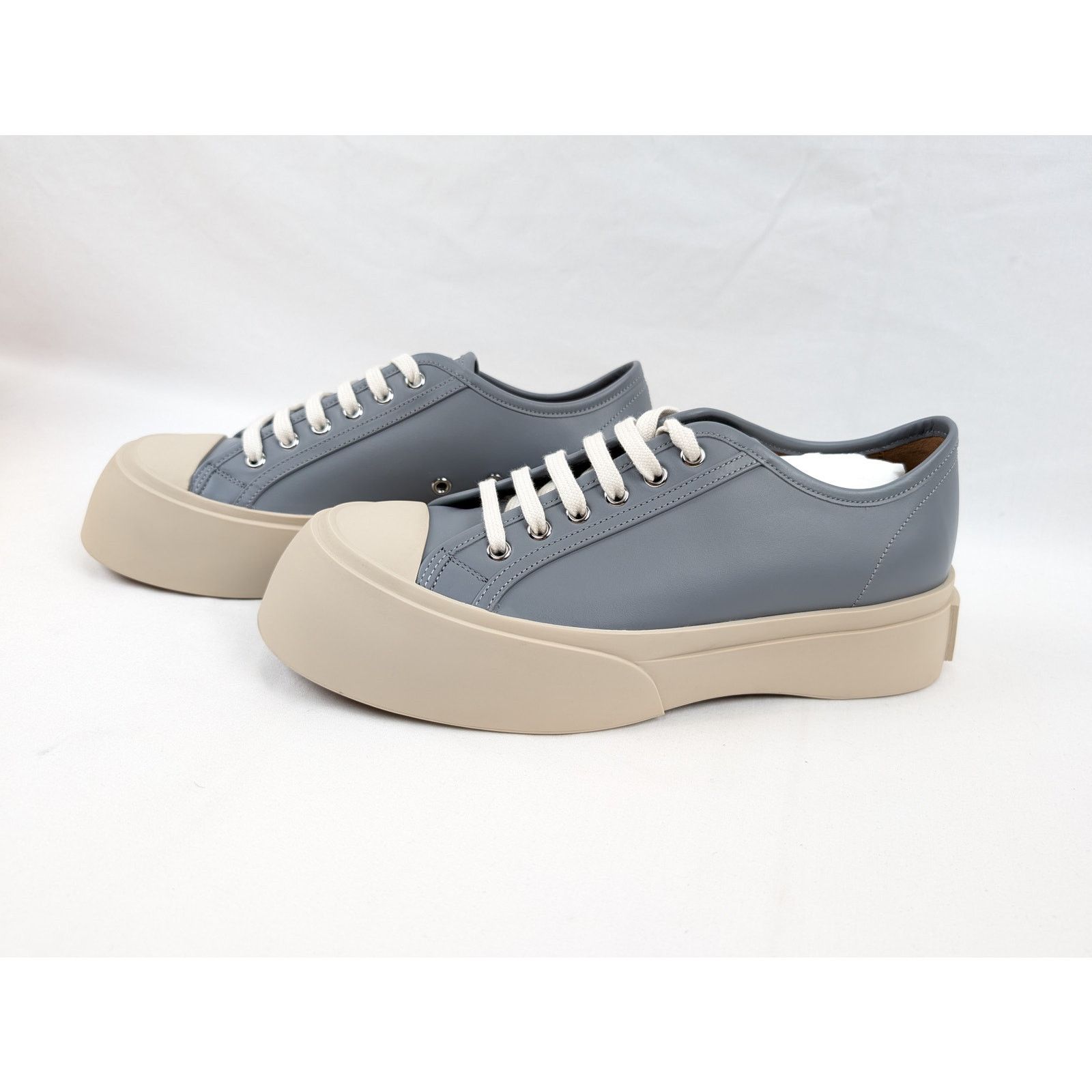 Marni o1rshd1 Leather Pablo Lace-up Sneaker in Grey Size US 12 / EU 45 - 11 Thumbnail