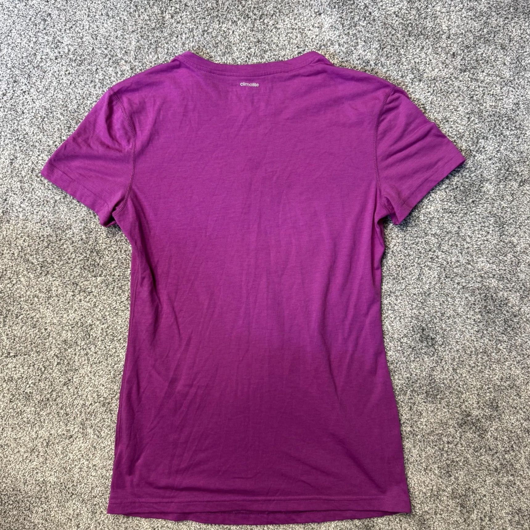 Adidas VINTAGE? (No) Adidas Shirt Womens Small Magenta Purple Ultimate Tee Climalite V Neck Athletic Size S / US 4 / IT 40 - 6 Thumbnail