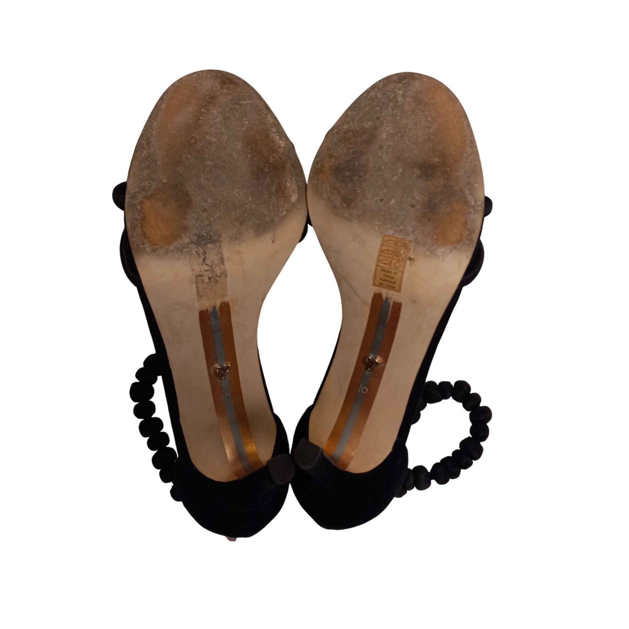 Sam Edelman Sam Edelman size 10 Aria Stiletto Black Suede Ankle Strap Hi Size US 10 / IT 40 - 11 Thumbnail