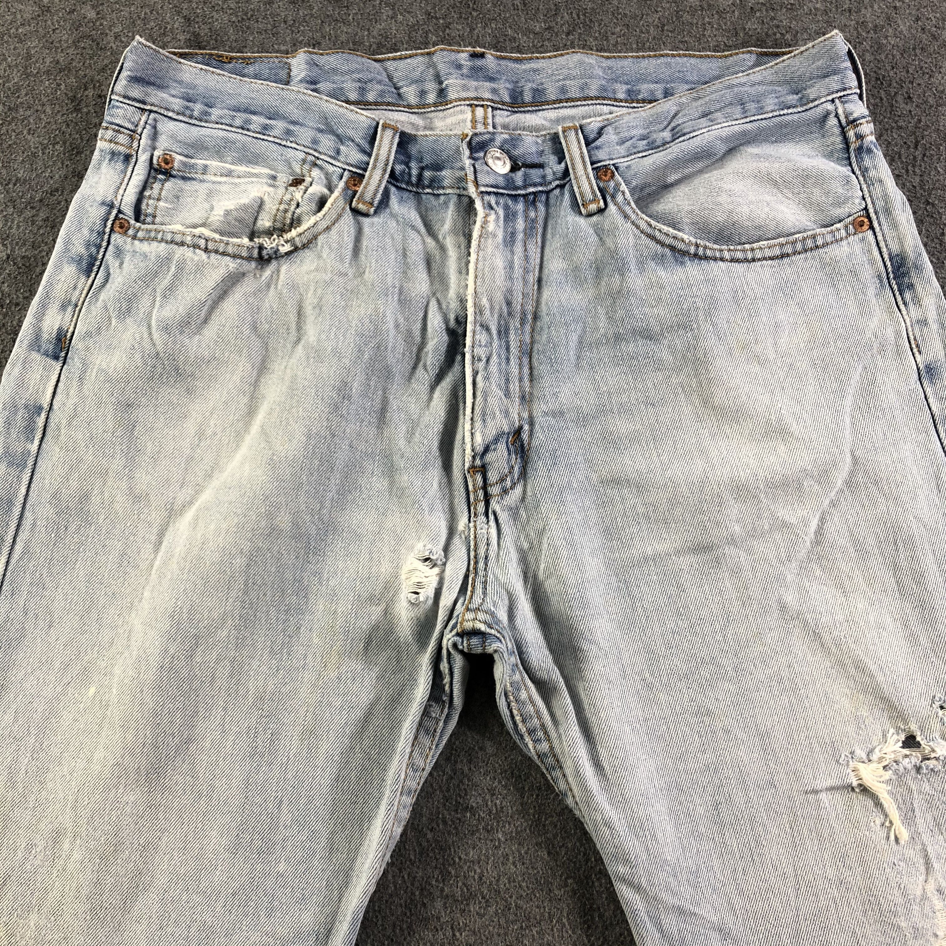 Levi's Vintage Light Wash Levis 505 Jeans-J3094 Size US 36 / EU 52 - 3 Thumbnail