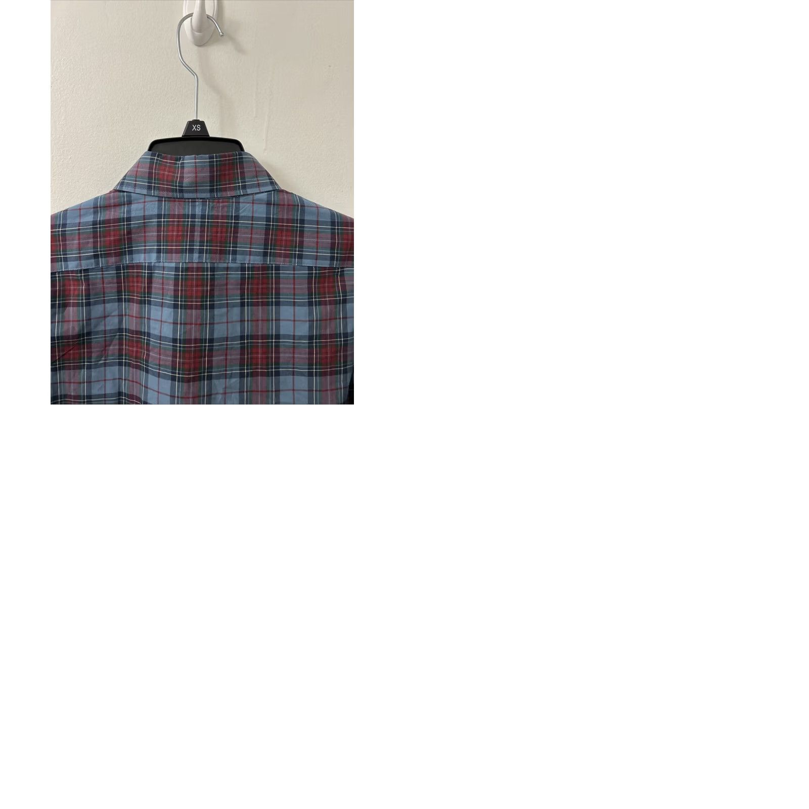 Polo Ralph Lauren Polo Ralph Lauren Shirt Mens L Blue Red 100% Cotton Stretch Plaid Button Up L/S Mens Regular Modern Classic Mens Shirt Size US L / EU 52-54 / 3 - 9 Thumbnail