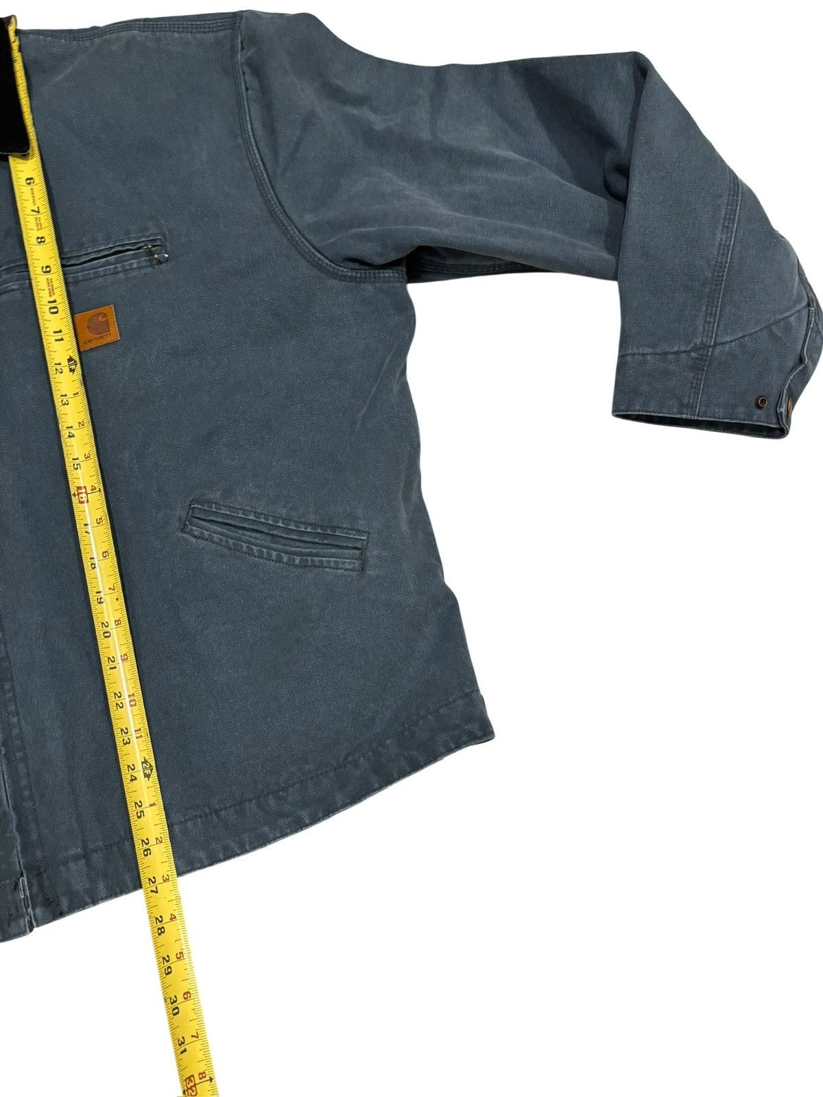 Carhartt Vintage Cahartt Blue Moss Detroit Canvas Jacket Blanket Line Size US XL / EU 56 / 4 - 12 Thumbnail