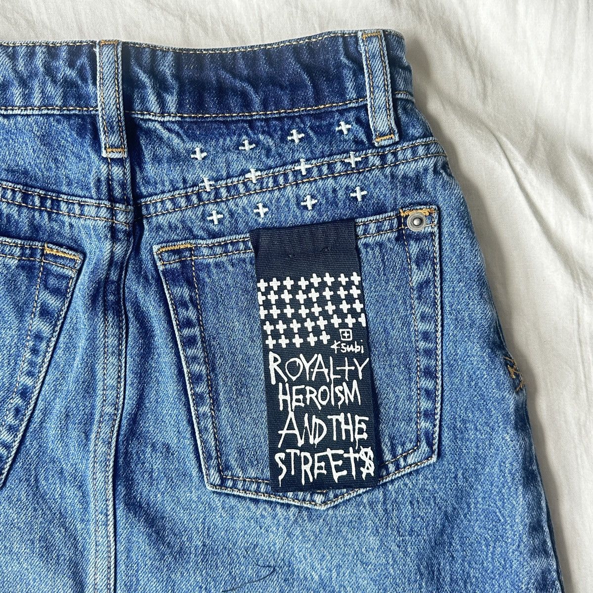 Ksubi Women’s Denim Short Mini Skirt Size 24" / US 00 / IT 34 - 5 Thumbnail