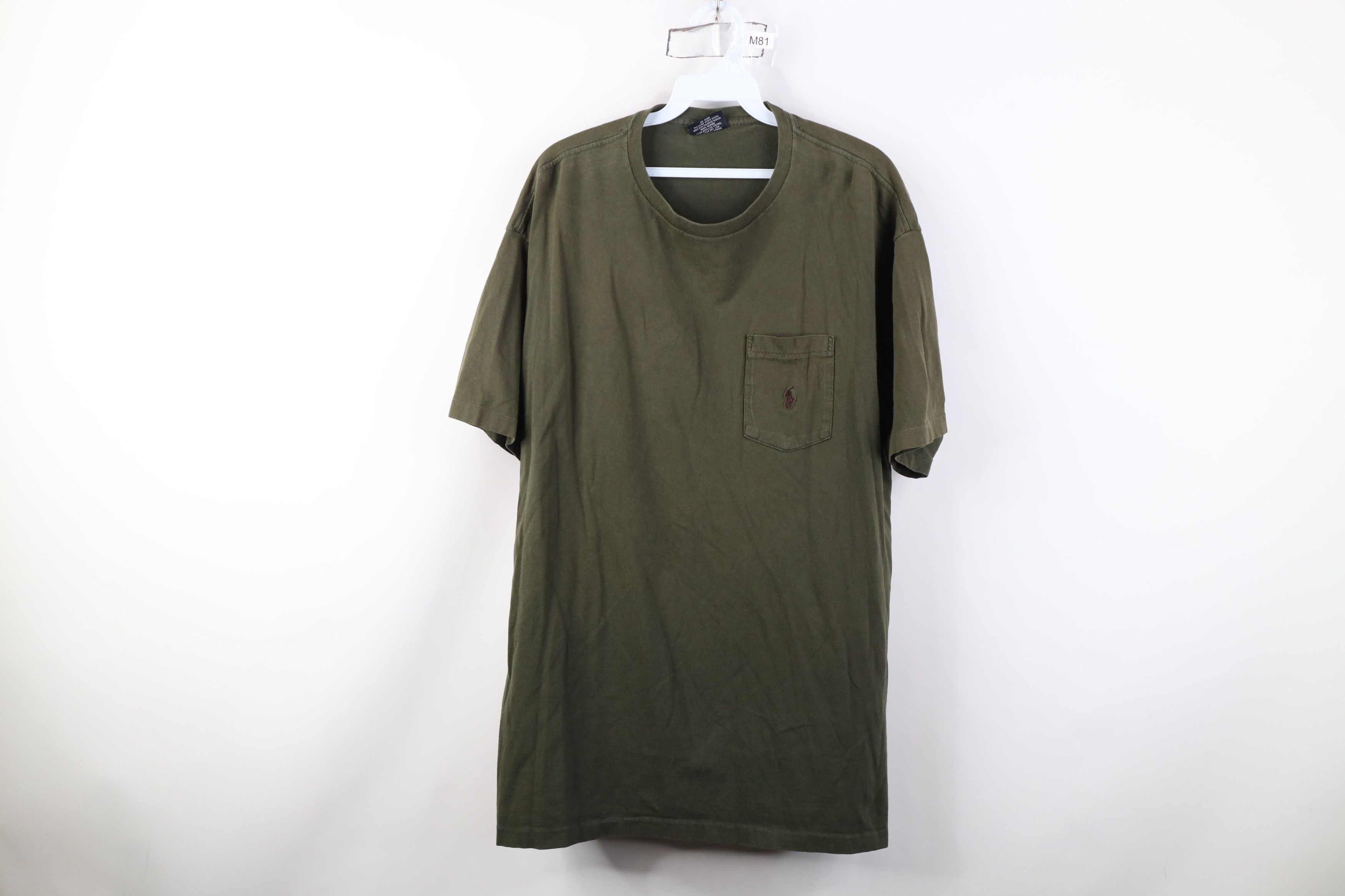 Ralph Lauren Vintage 90s Ralph Lauren Short Sleeve T-Shirt Cotton USA Size US L / EU 52-54 / 3 - 1 Thumbnail