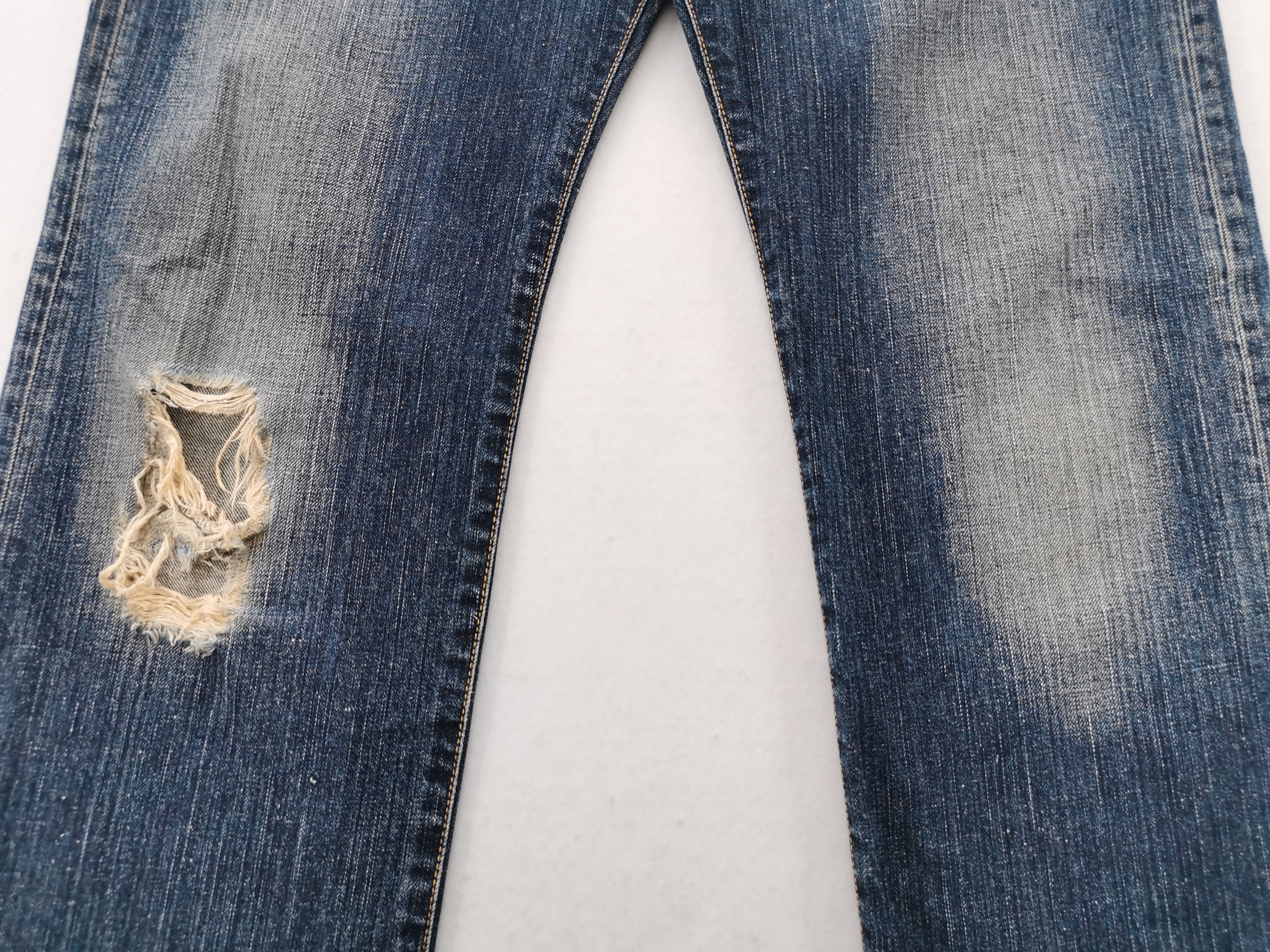 Edwin Distressed Vintage Edwin Lot 502R Denim Made In Japan Size US 37 - 6 Thumbnail
