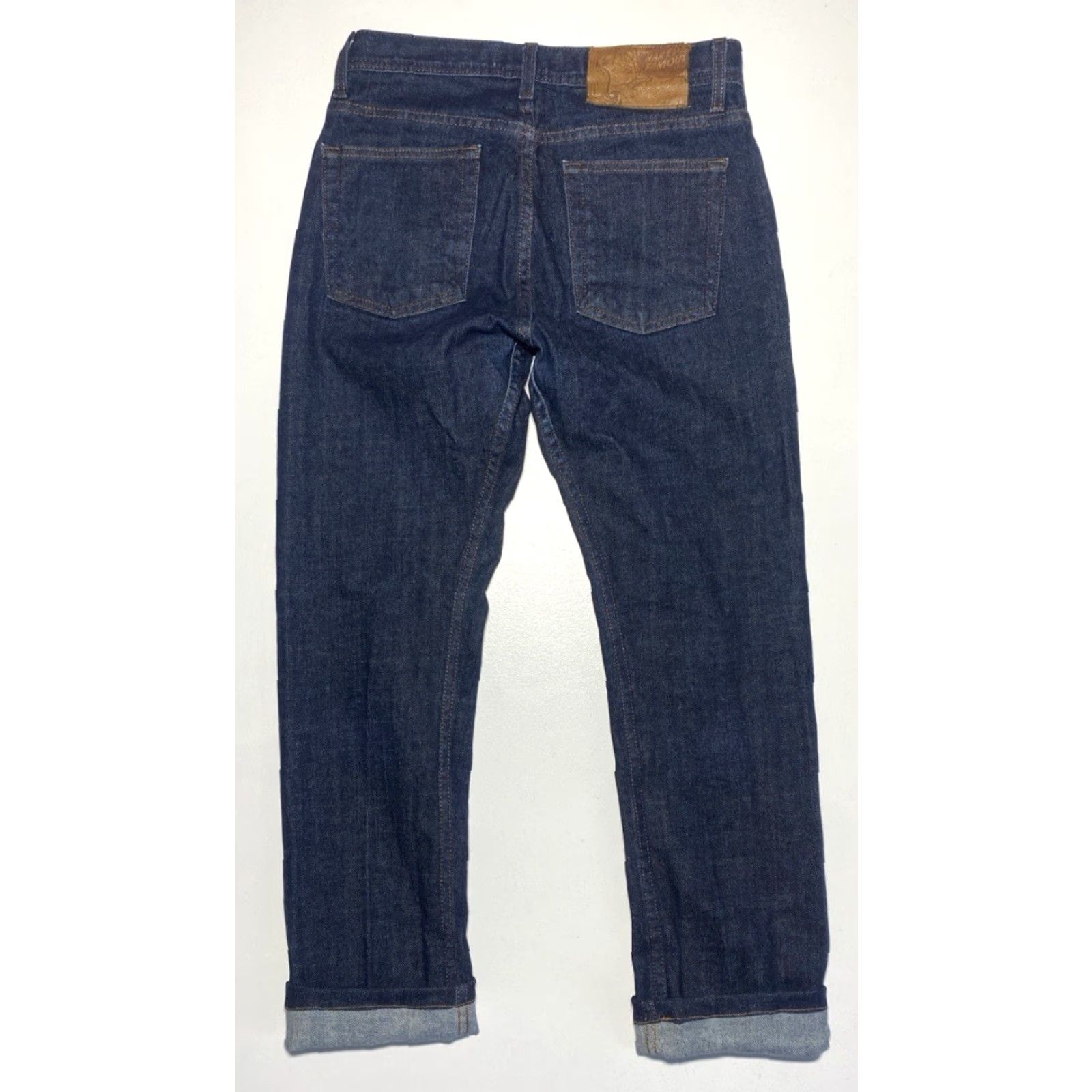 Vintage Naked & Famous Denim Weird Guy Stretch Selvedge Jeans Mens 30 Blue Denim 5-Pocket City Classic Straight Jeans Size US 30 / EU 46 - 2 Thumbnail