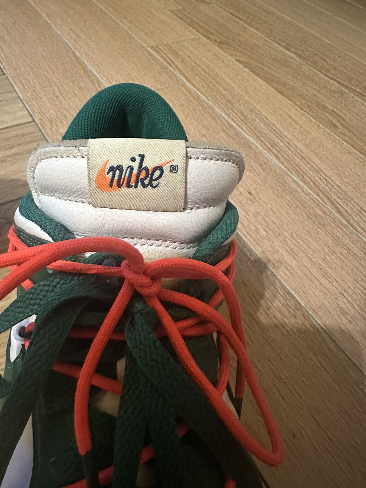 Nike × Off-White Nike dunk x Off-White pine green Size US 11 / EU 44 - 11 Thumbnail