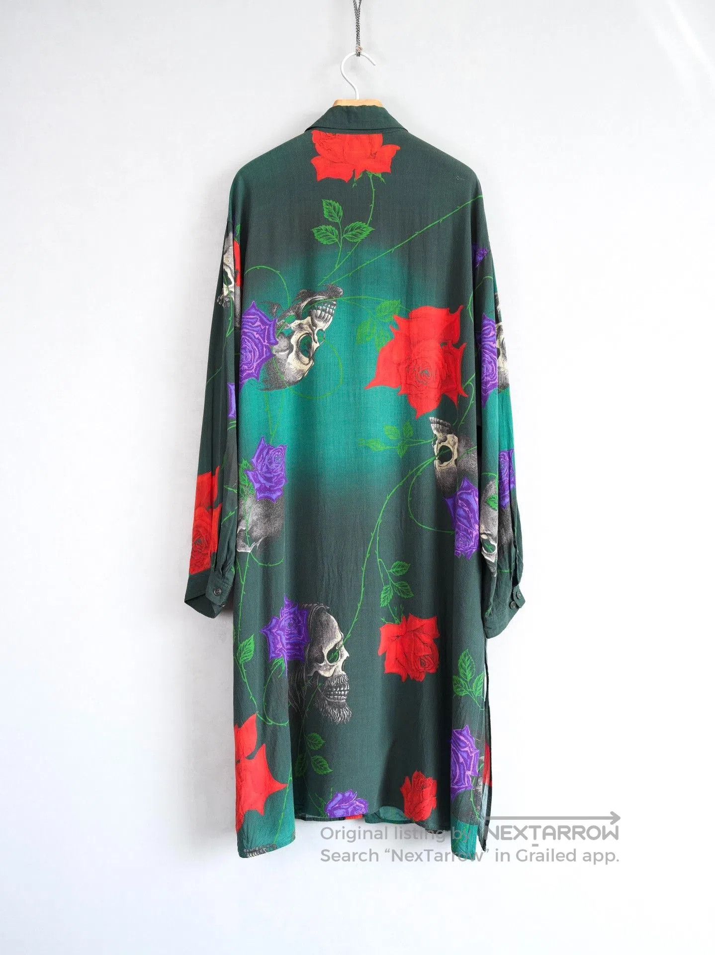 Yohji Yamamoto Yohji Yamamoto 18SS Skull Rose Shirt. Size US L / EU 52-54 / 3 - 2 Thumbnail