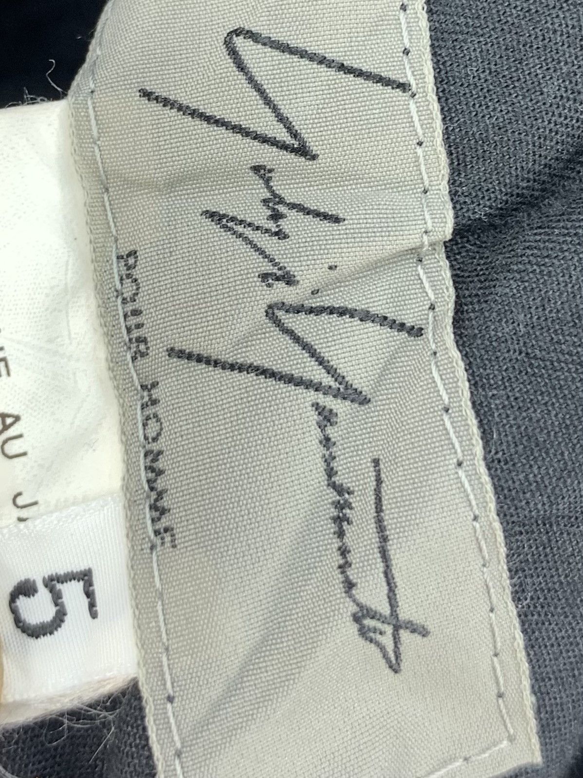Designer × Yohji Yamamoto Yohji Yamamoto Pour Homme Drop Crotch Wrinkled Sarouel Pants Size US 36 / EU 52 - 10 Thumbnail