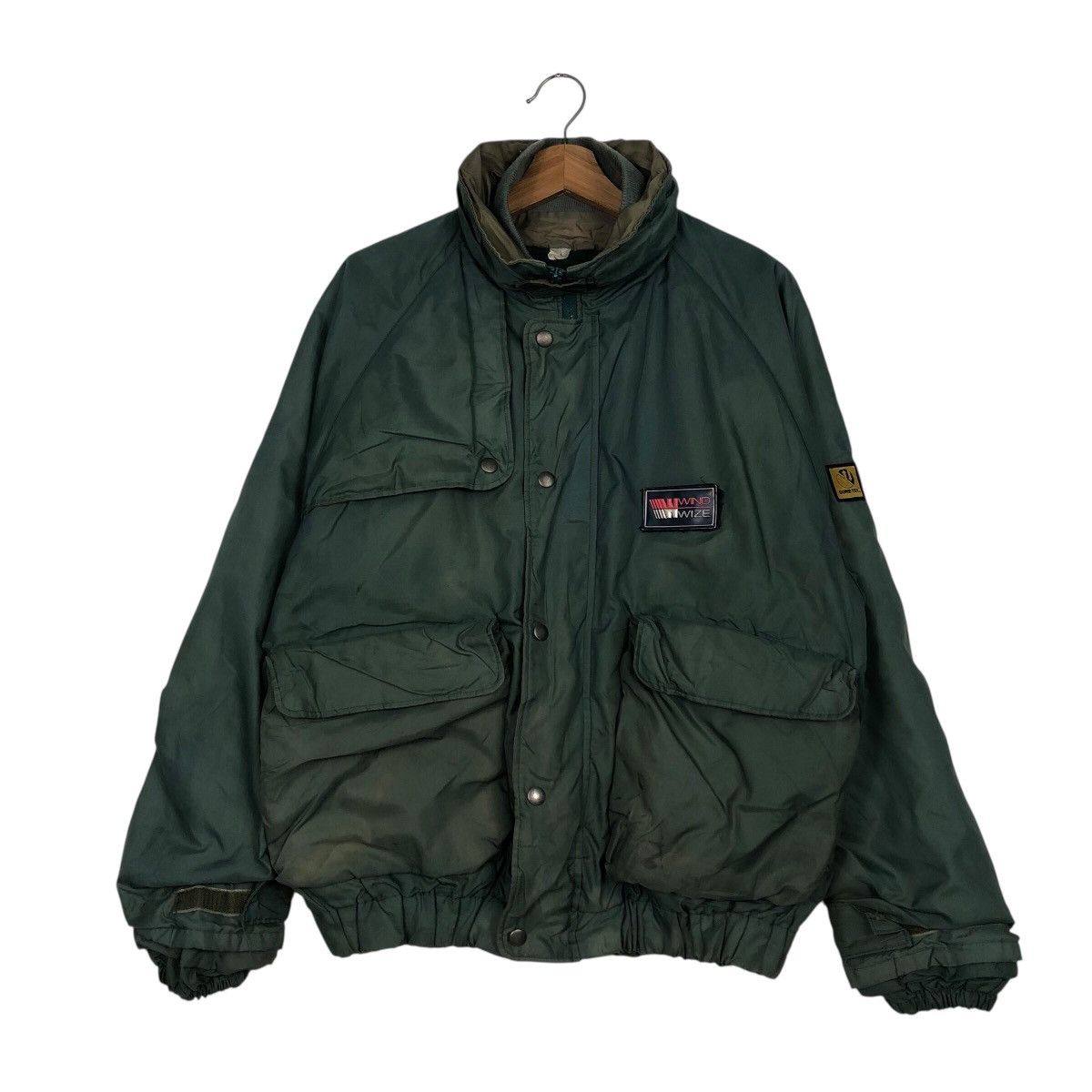 Japanese Brand 📌Vintage Bomber Jacket Wind Wize X Goretex Issey Miyake Size US L / EU 52-54 / 3 - 2 Thumbnail