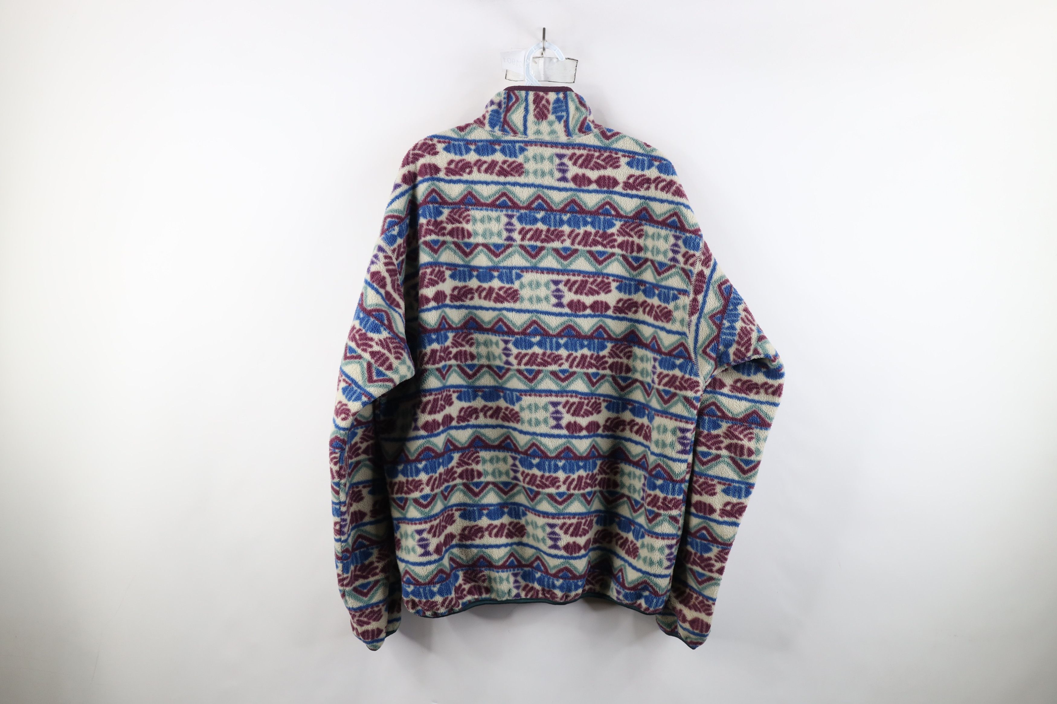 Columbia × Vintage Vintage 90s Columbia Southwestern Zip Fleece Sweater USA Size US L / EU 52-54 / 3 - 11 Thumbnail