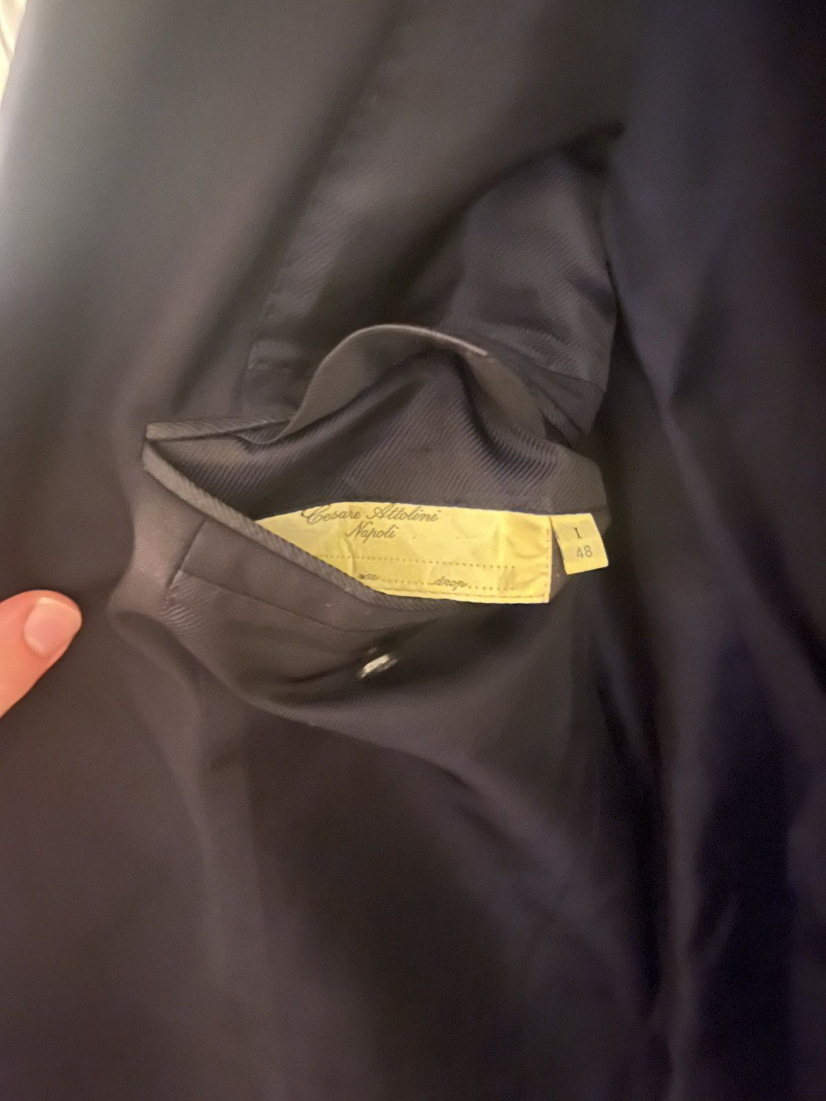 Cesare Attolini Cesare Attolini Navy Wool Suit uk 38 it 48 Size 38R - 3 Thumbnail