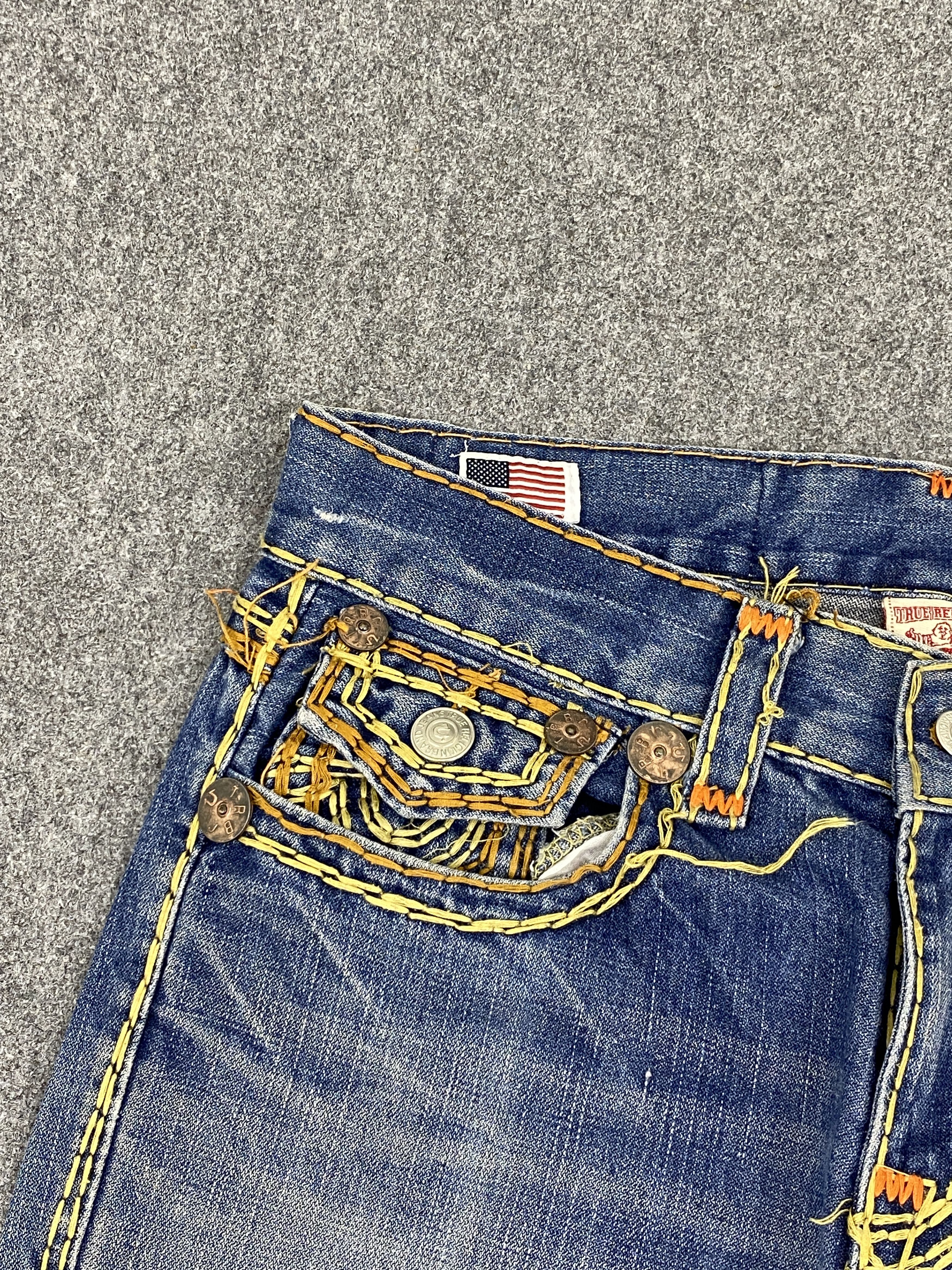 True Religion Vintage True Religion Made In USA Denim Jeans DP2721 Size US 32 / EU 48 - 10 Thumbnail