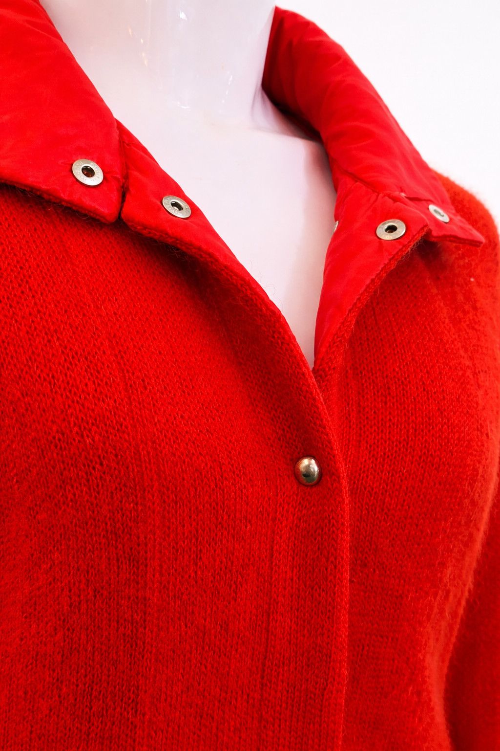 Thierry Mugler Thierry Mugler FW83 Red Armor 80s Oversize Coat Jacket Size US S / EU 44-46 / 1 - 9 Thumbnail