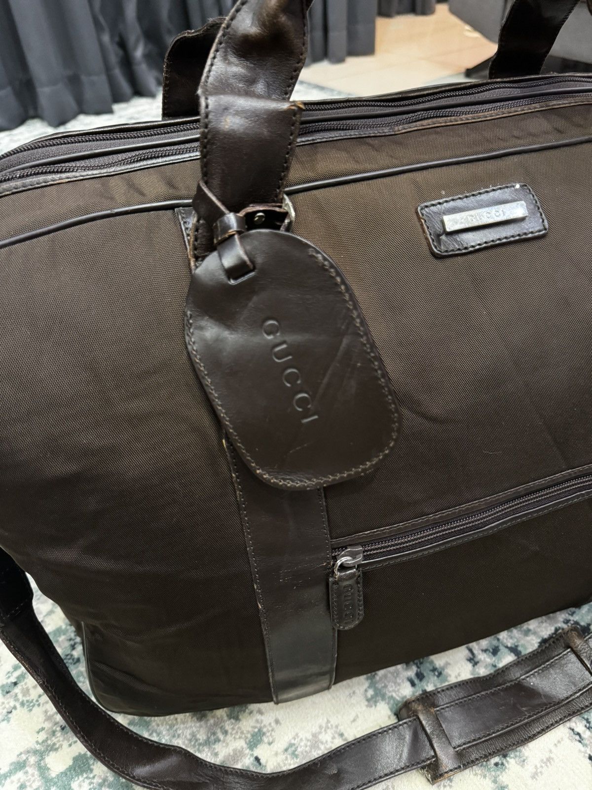 Gucci VINTAGE GUCCI TRAVEL DUFFLE BAG Size ONE SIZE - 5 Thumbnail