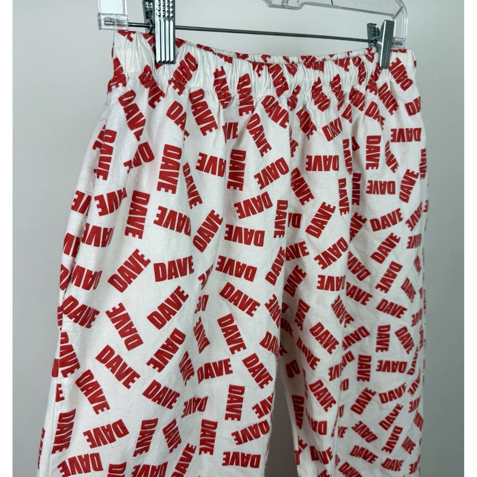 Vintage VINTAGE Boxer Rebellion Pajama Pants Mens Medium White Cotton AOP Novelty Print 90s Funny Size US 31 - 6 Thumbnail