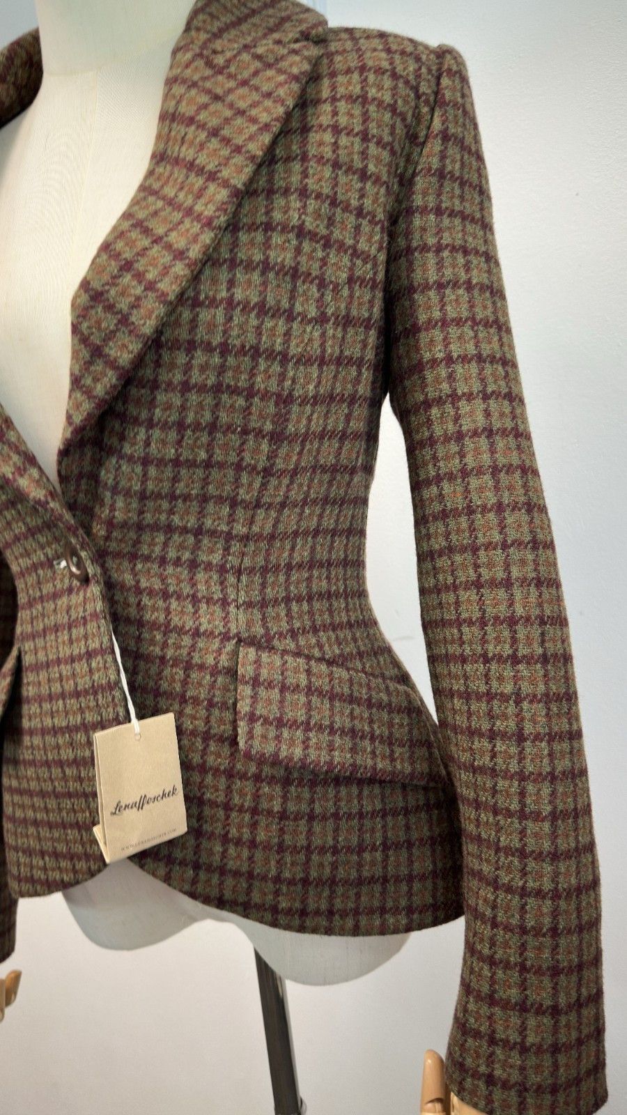 Other Lena Hoschek Women's Montgomery Wool Jacket herb garden Size XS / US 0-2 / IT 36-38 - 6 Thumbnail